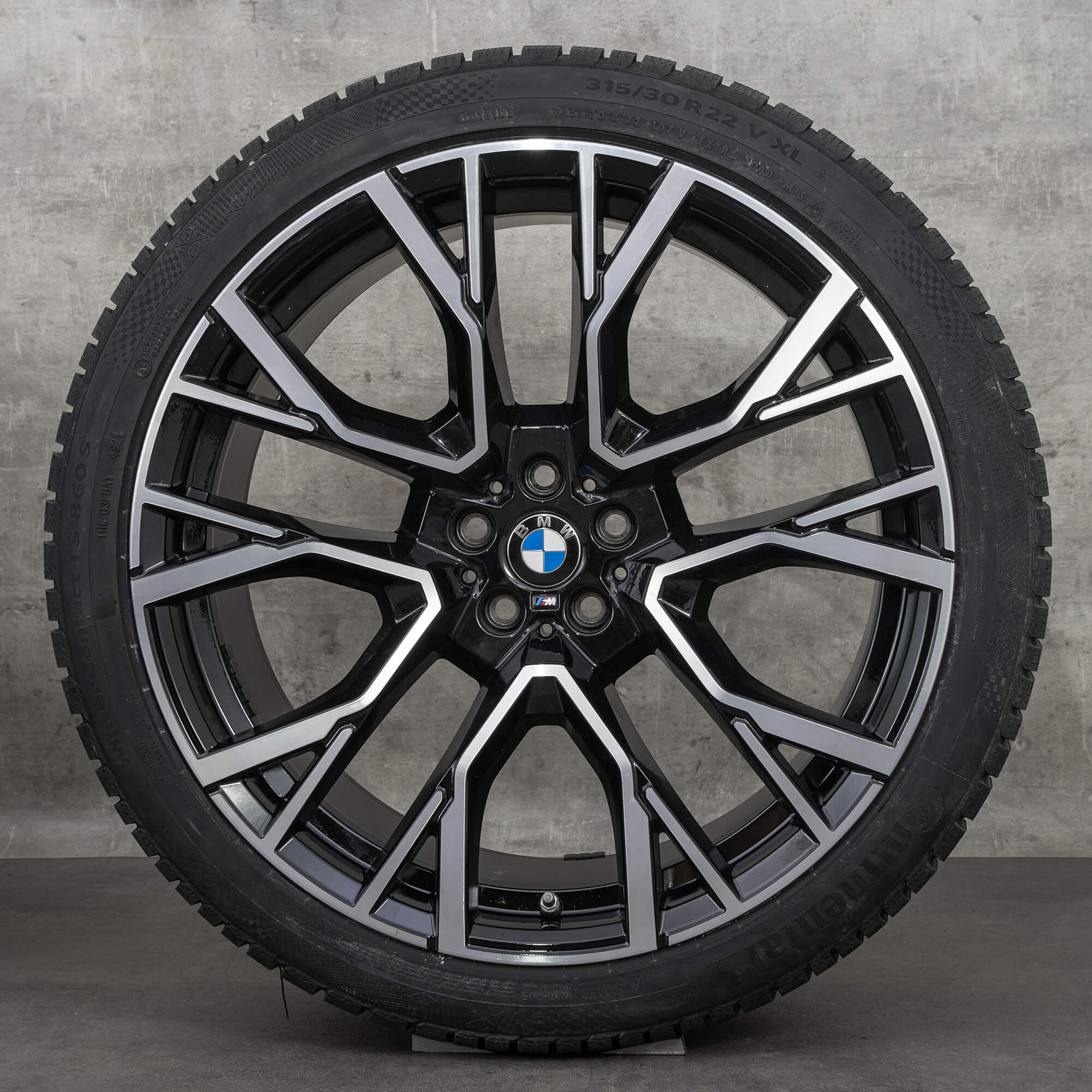  X6M 21.22インチホイールセット BMW 21 22 inch X5M X6M F95 F96 winter tires winter wheels 8090796