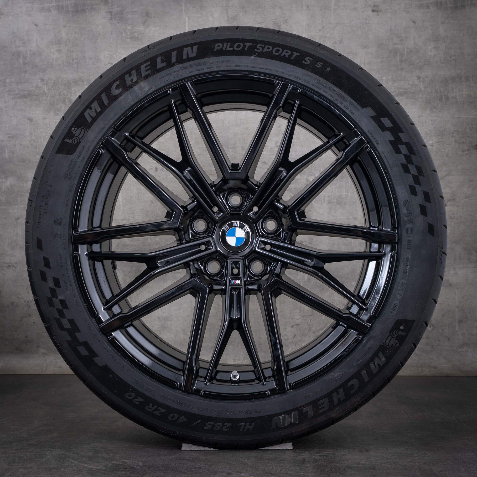 Alkuperäiset BMW M5 vanteet 20 21 tuuman G90 G99Kesävanteet Styling 951 M 7884272 7884273 jet black UUSI