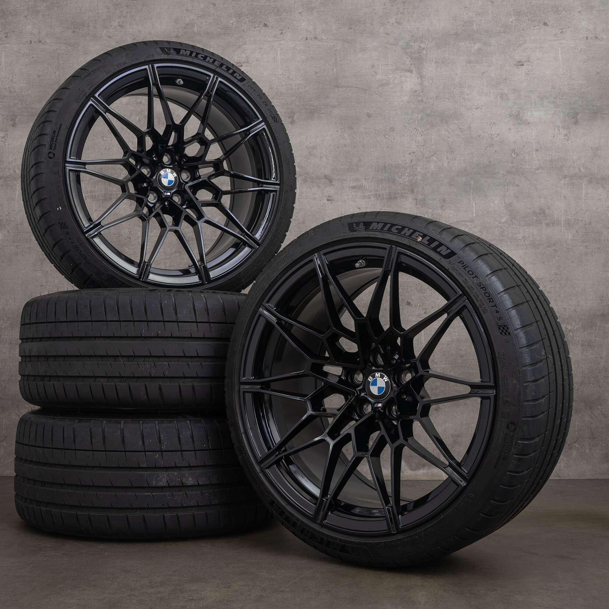 Original BMW M3 G80 G81 M4 G82 19 20 Zoll Felgen Sommerreifen 826  