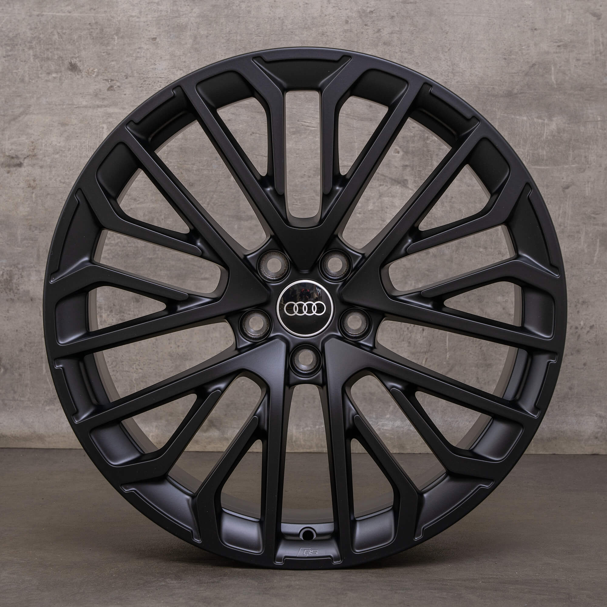 Original Audi A5 S5 fälgar 20 tum B10 8B3601025Q svart matt NYHET