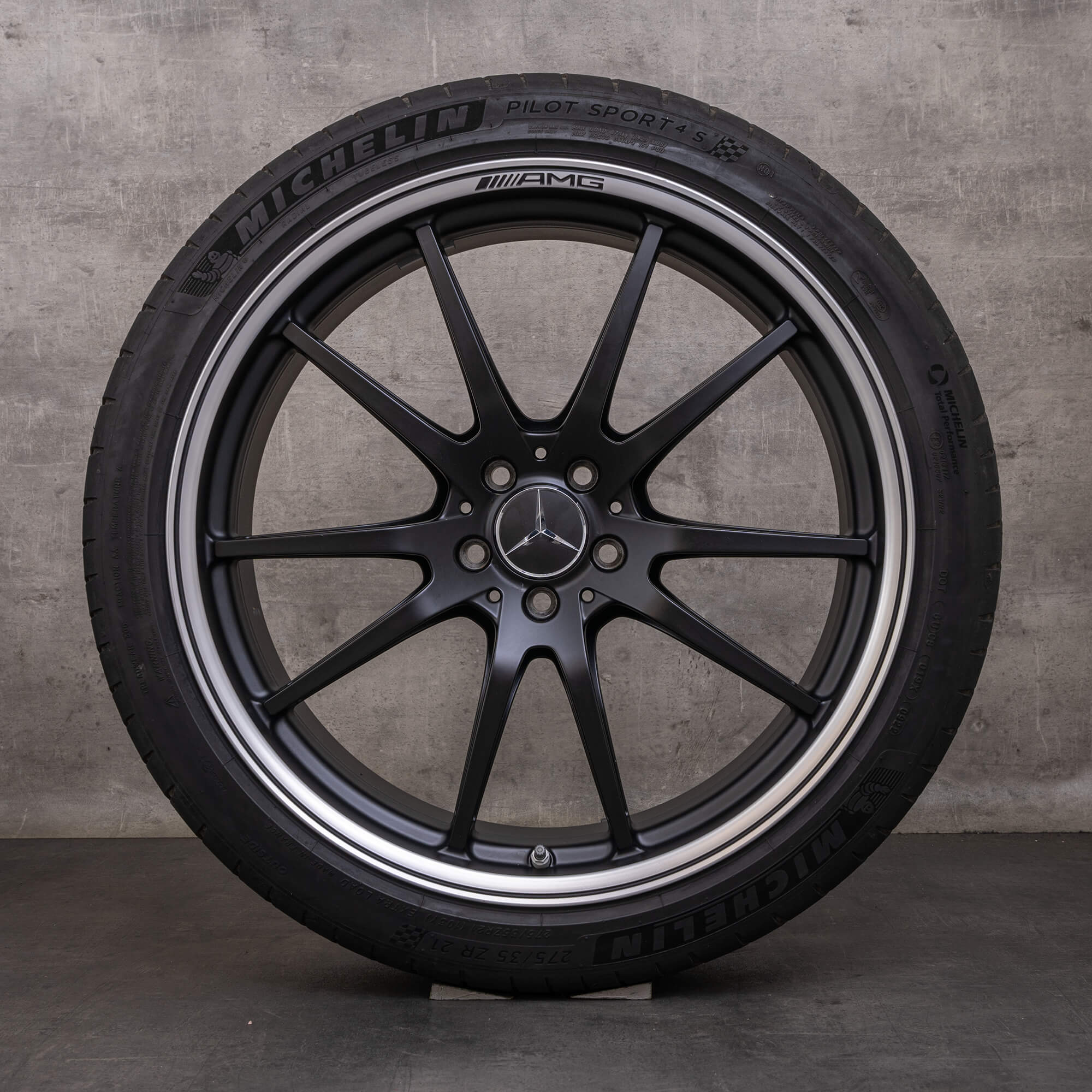 Oryginał Mercedes Benz AMG GT 43 53 63 & S 4Matic+ felgi 21 cali X290 4-drzwiowe koła letnie A2904011200 A2904011300 czarny mat Polerowane