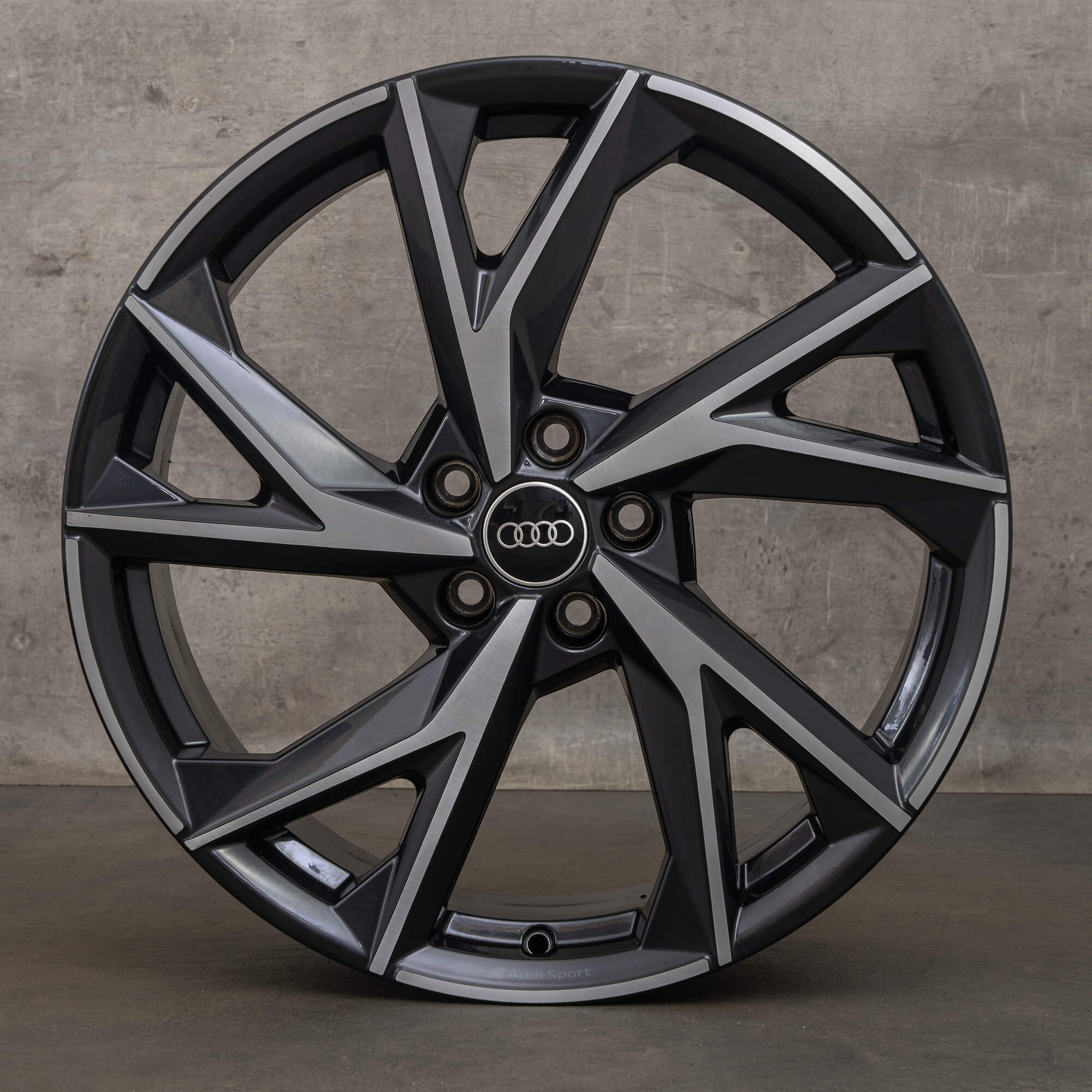 Jantes Audi R8 originais de 20 polegadas 4S Evo Design 4S0601025BS 4S0601025CC jantes alumínio antracite, alto brilho