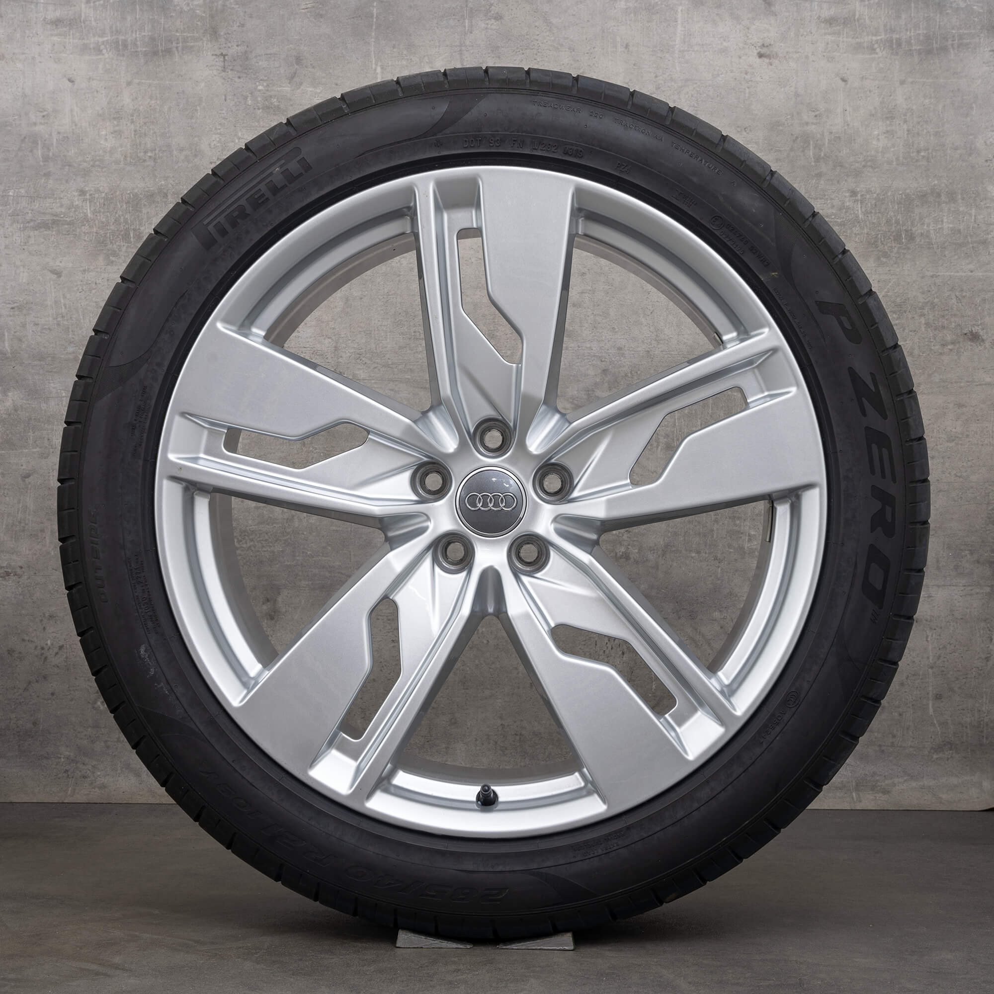 Jantes d'origine Audi Q7 SQ7 21 pouces roues hiver 4M 4M0601025K pneus argent