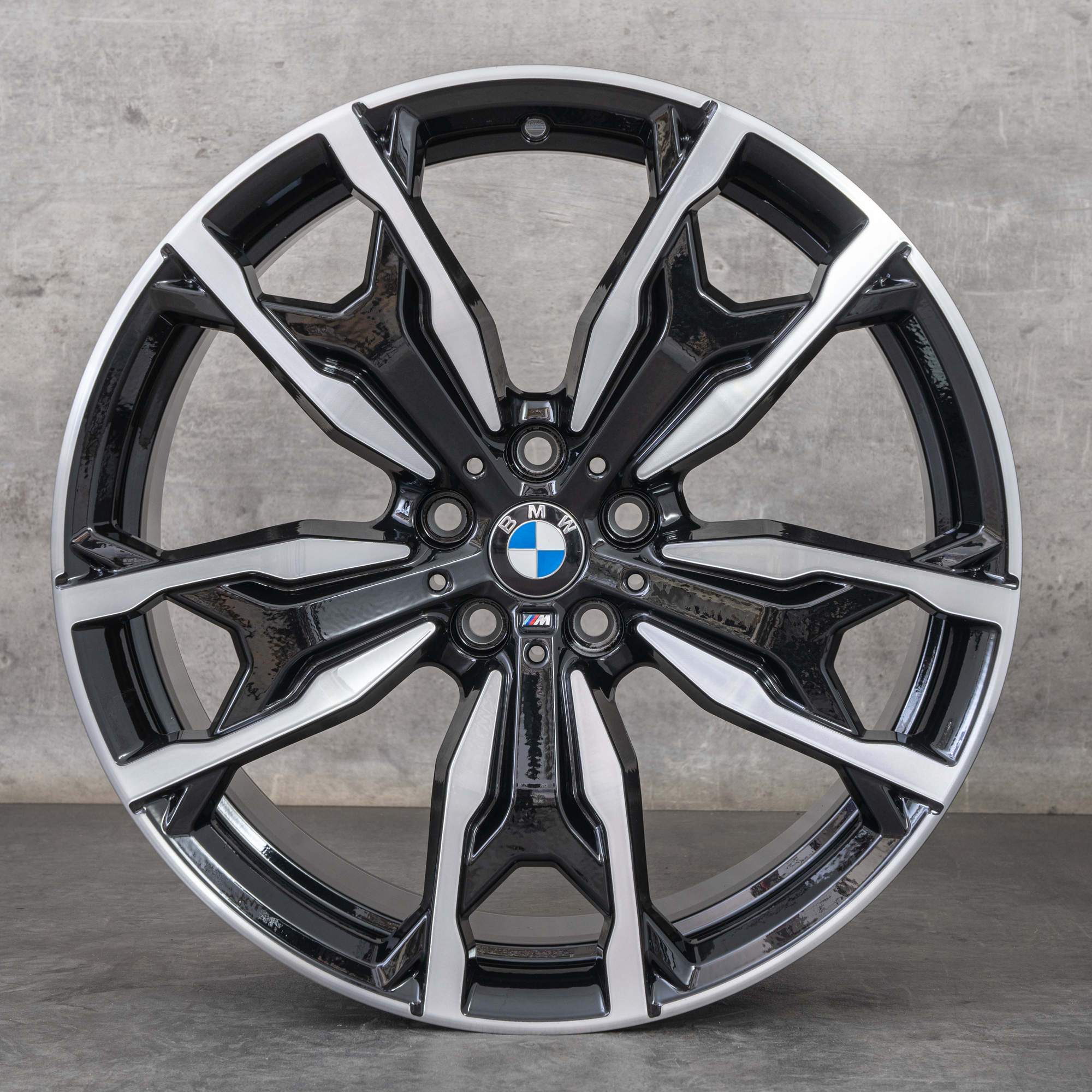 Oryginalne felgi BMW X3 X4 20 cali G01 G02 Styling 787 M 8073791 8073792 czarne polerowane NOWOŚĆ