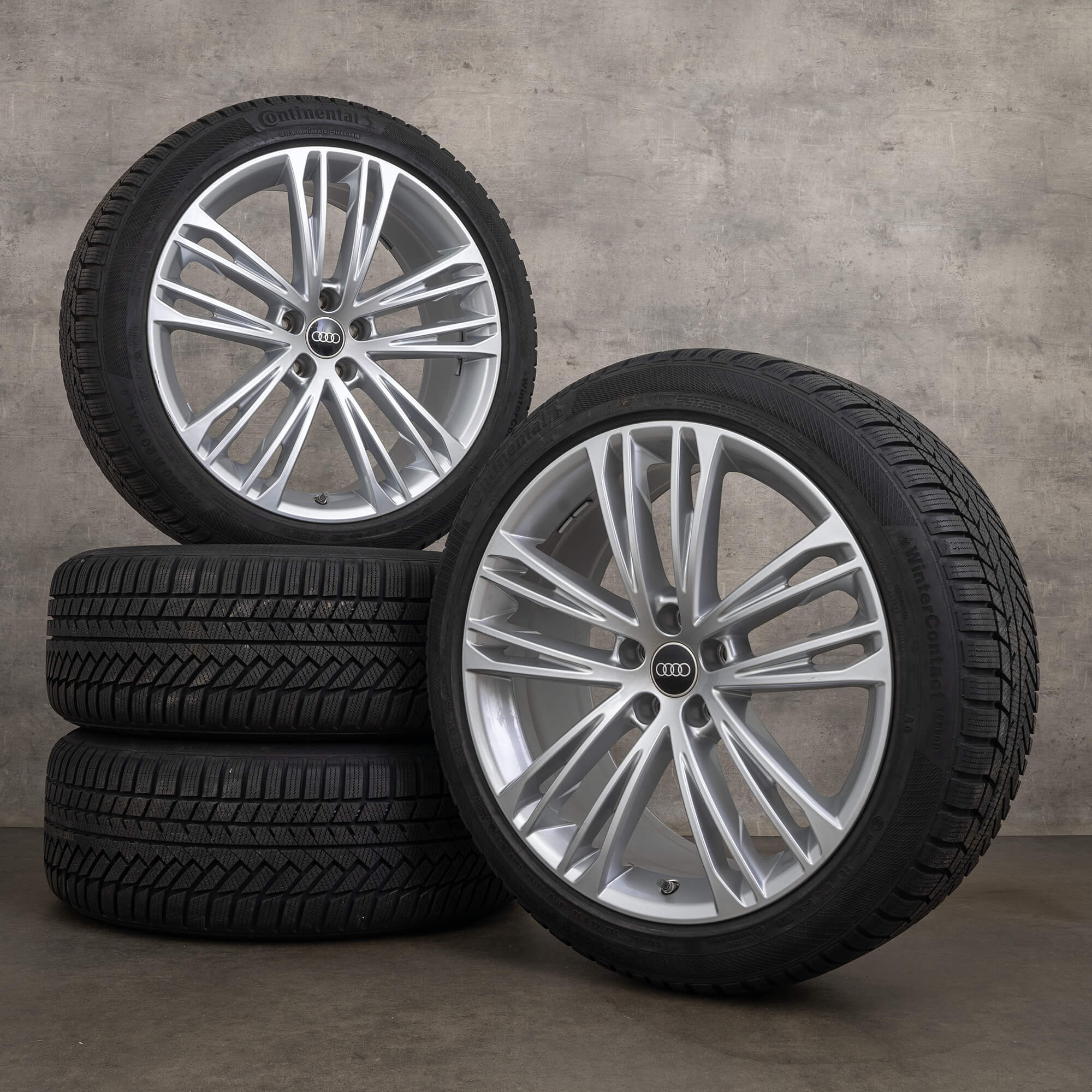 Originale Audi A7 S7 ruote invernali 20 pollici 4K C8 cerchi 4K8601025F argento