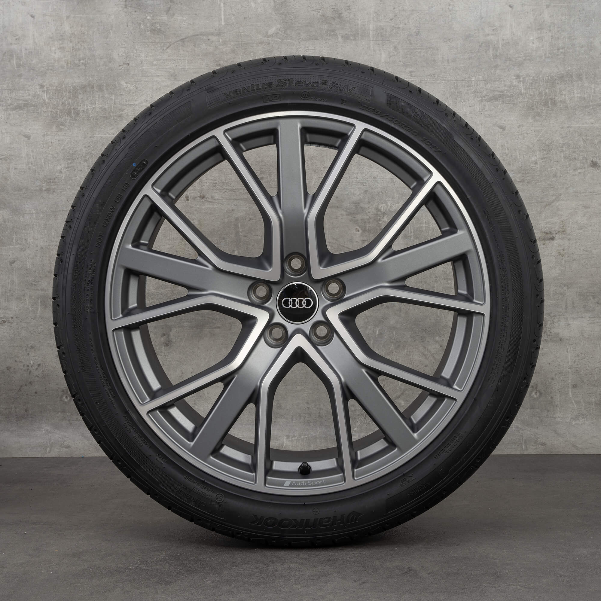 Jantes d'origine Audi Q3 RSQ3 20 pouces F3 roues été 83A601025BD anthracite, brillant NEUF