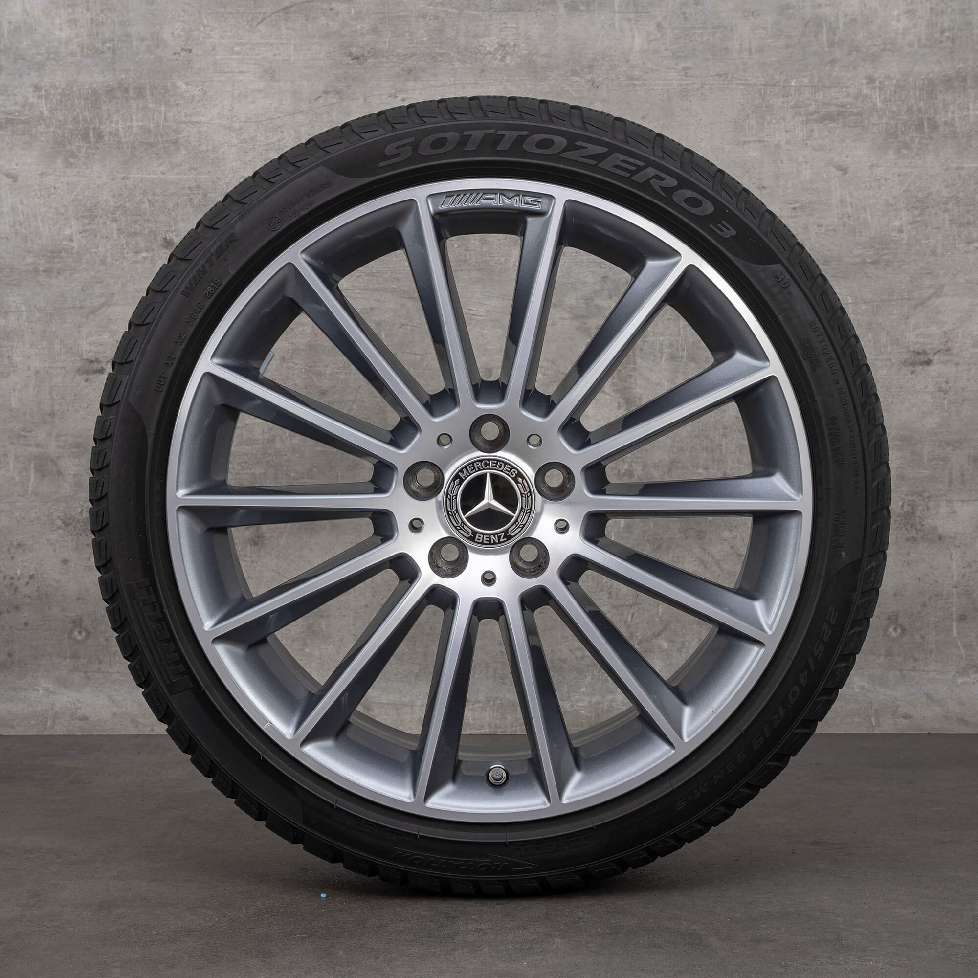 Jantes Mercedes AMG 19 pouces Classe A W177 CLA C118 X118 roues hiver pneus