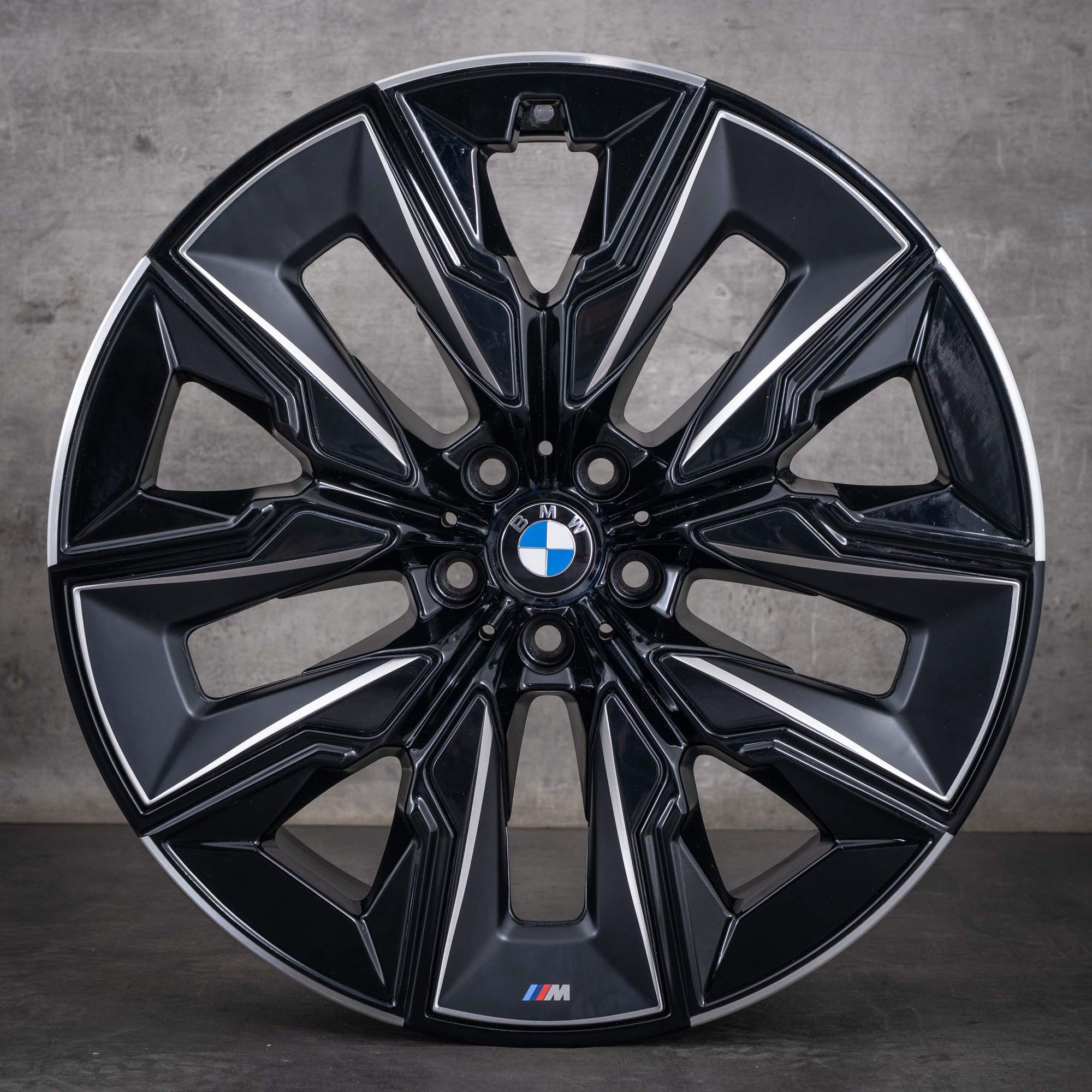 Oryginalne felgi BMW serii 7 i7 X3 21 cali G70 G45 koła letnie stylizacja 909 M 5A19DF4 5A19DF5 czarne Polerowane