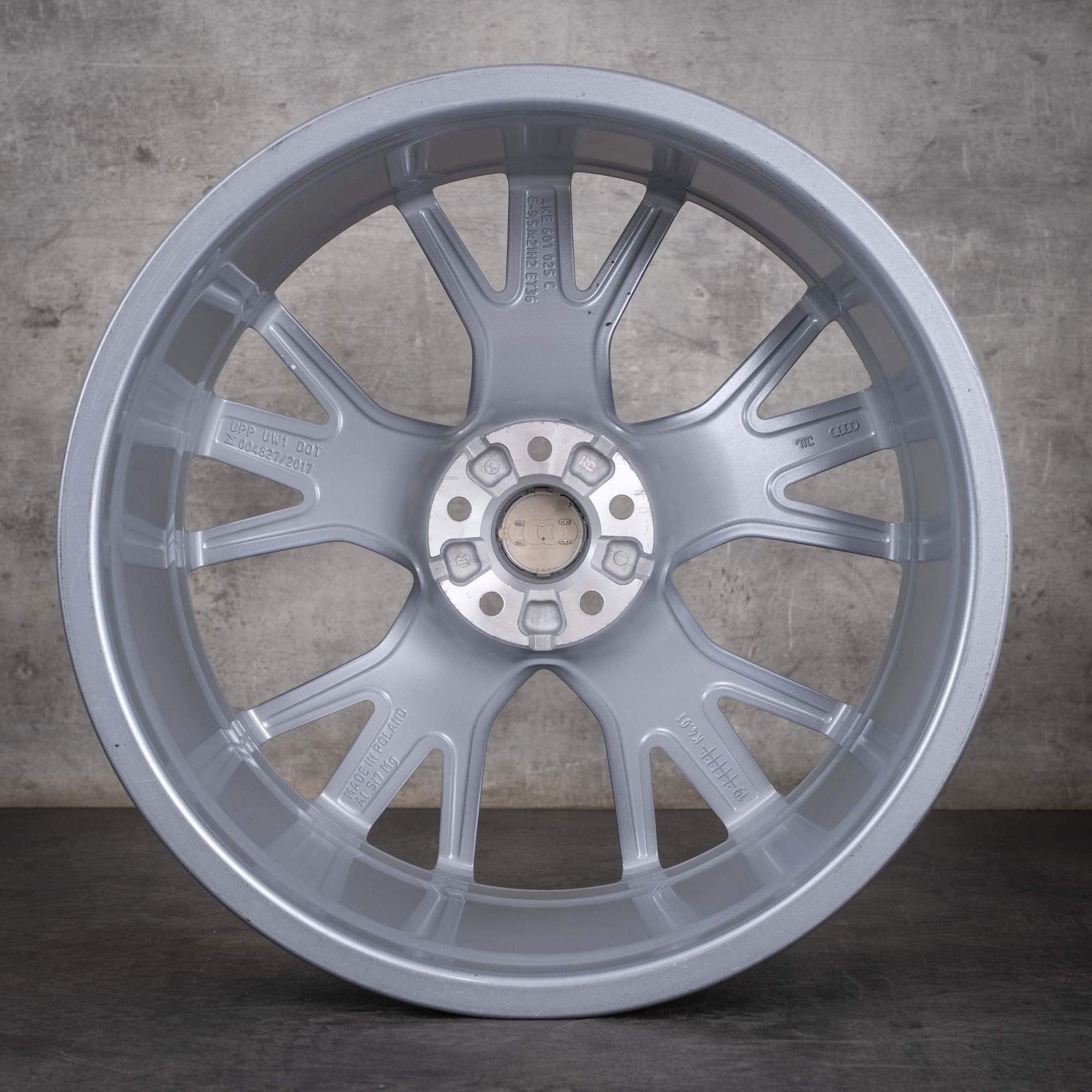 Originale Audi e-tron GE Q8 & Sportback felg 21 tommer 4KE601025C antrasitt frontpolert NY