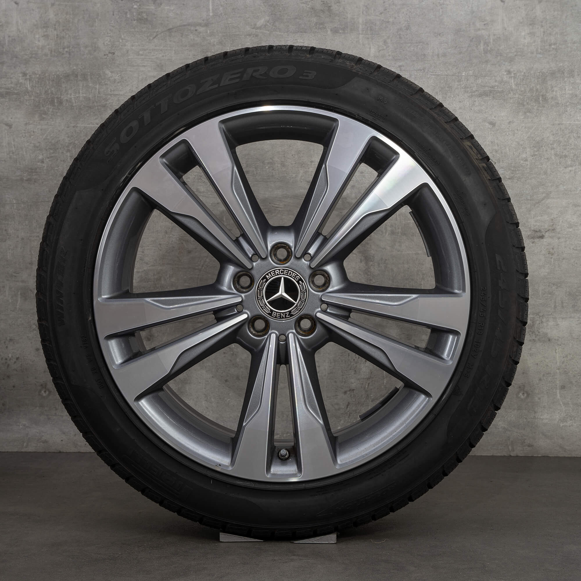 Mercedes Benz S-Klasse W222 19 inch velgen winterbanden wintervelgen A2224011302