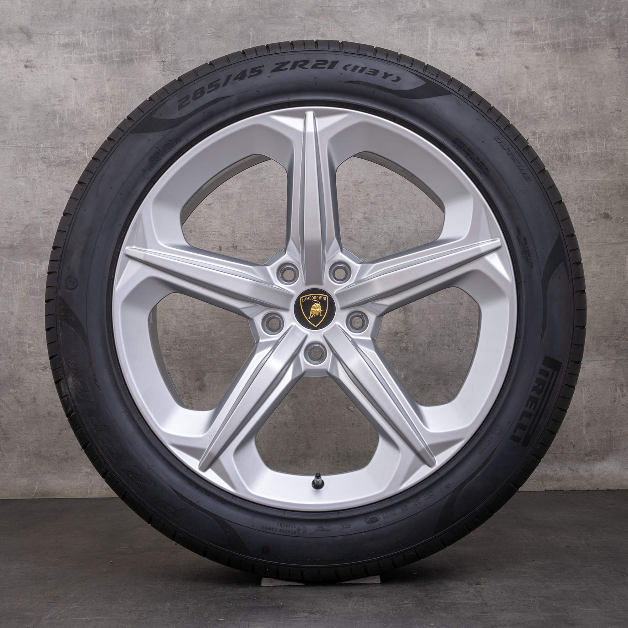 Oryginał Lamborghini Urus felgi 21 cali koła letnie 4ML601025B 4ML601025A srebrny