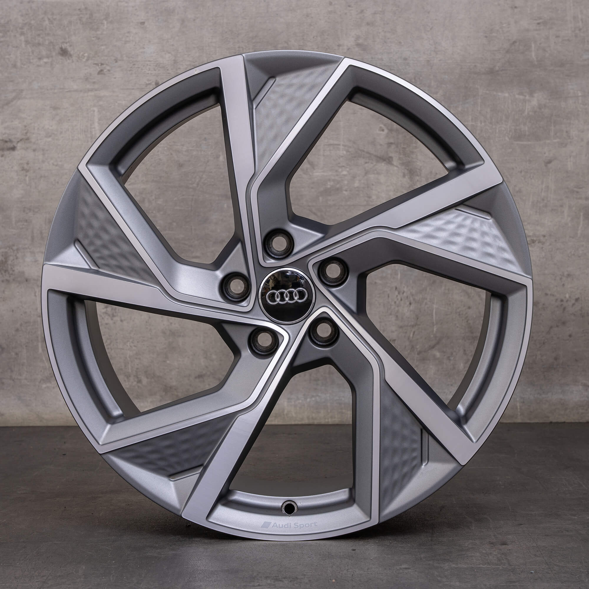 Originale Audi A3 S3 fælge 19 tommer 8Y 8V 8Y0601025Q antracit mat højglans finish