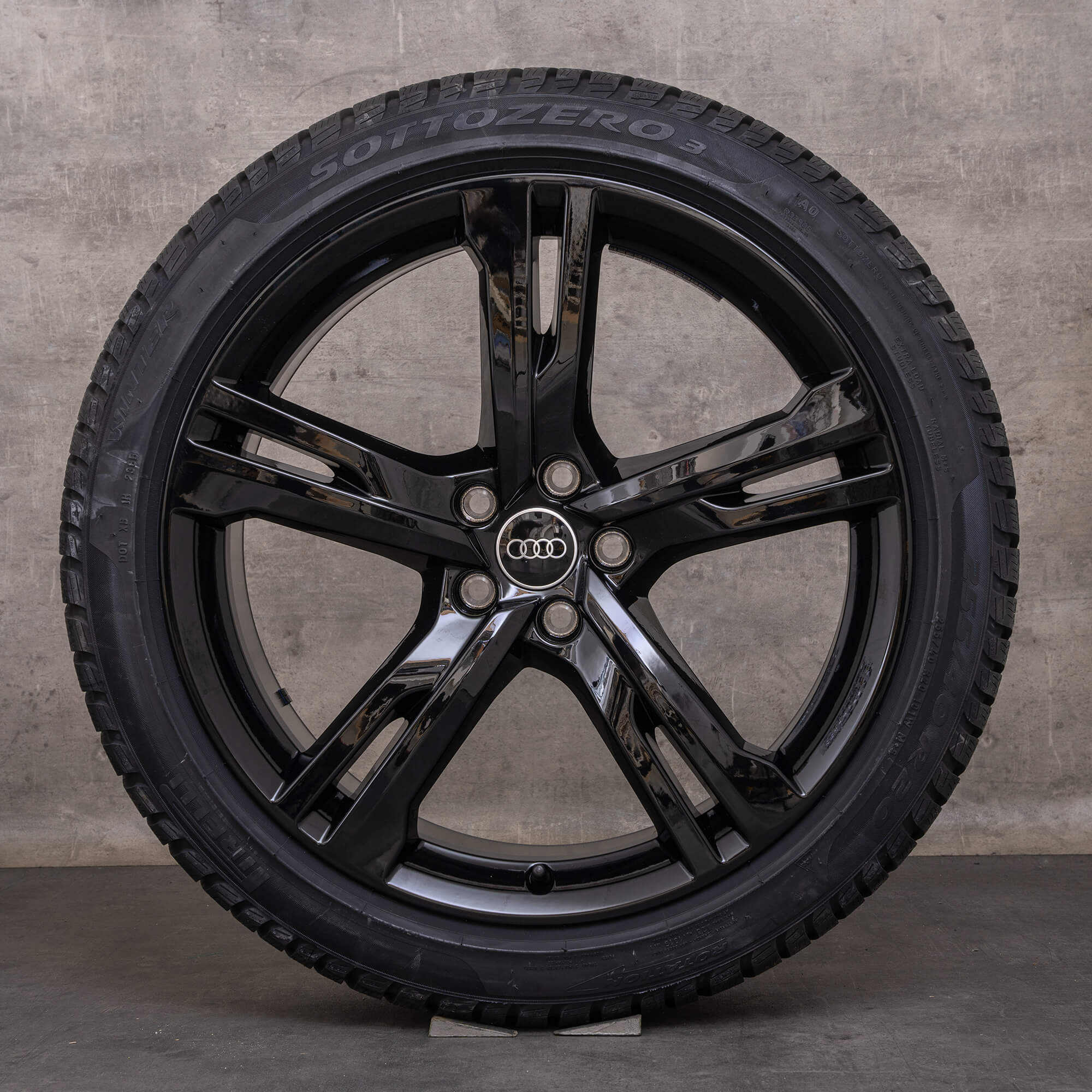 Original Audi A7 S7 vinterhjul 20 tum 4K C8 fälgar 4K8071490 Ramus svart NY