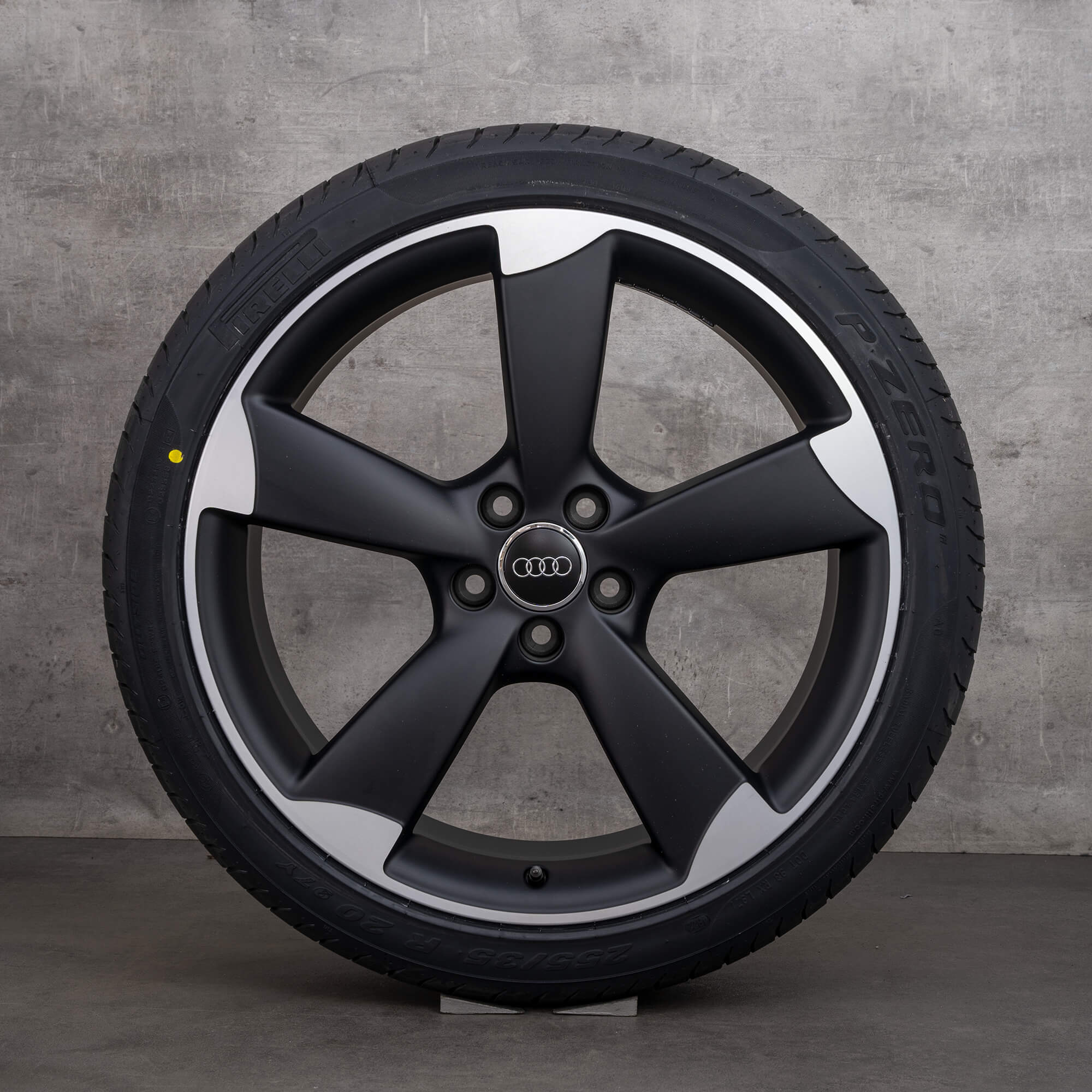 Oryginał Audi Q3 RSQ3 felgi 20 cali 8U Rotor koła letnie 8U0601025K czarny mat Polerowane NOWOŚĆ