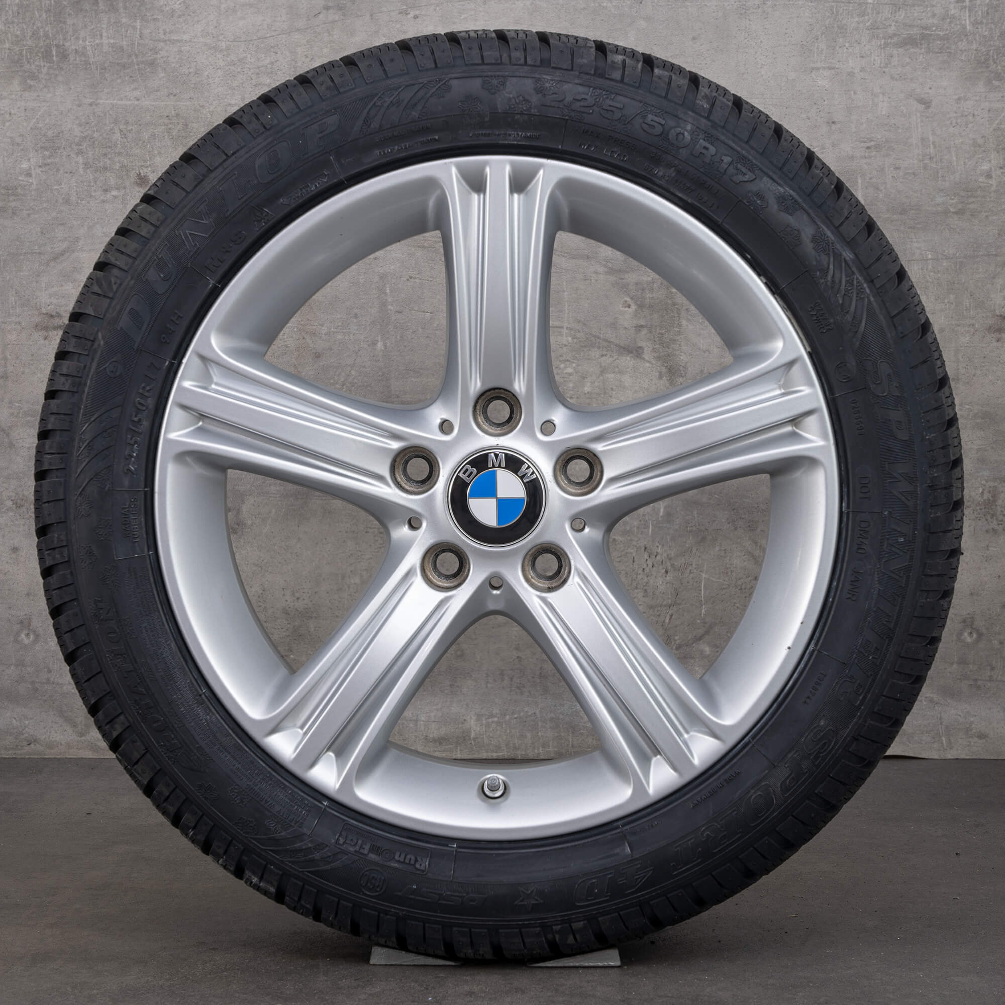 Jante BMW 17 inch seria 3 F30 F31 4 F32 F33 anvelope iarna roti stil 393