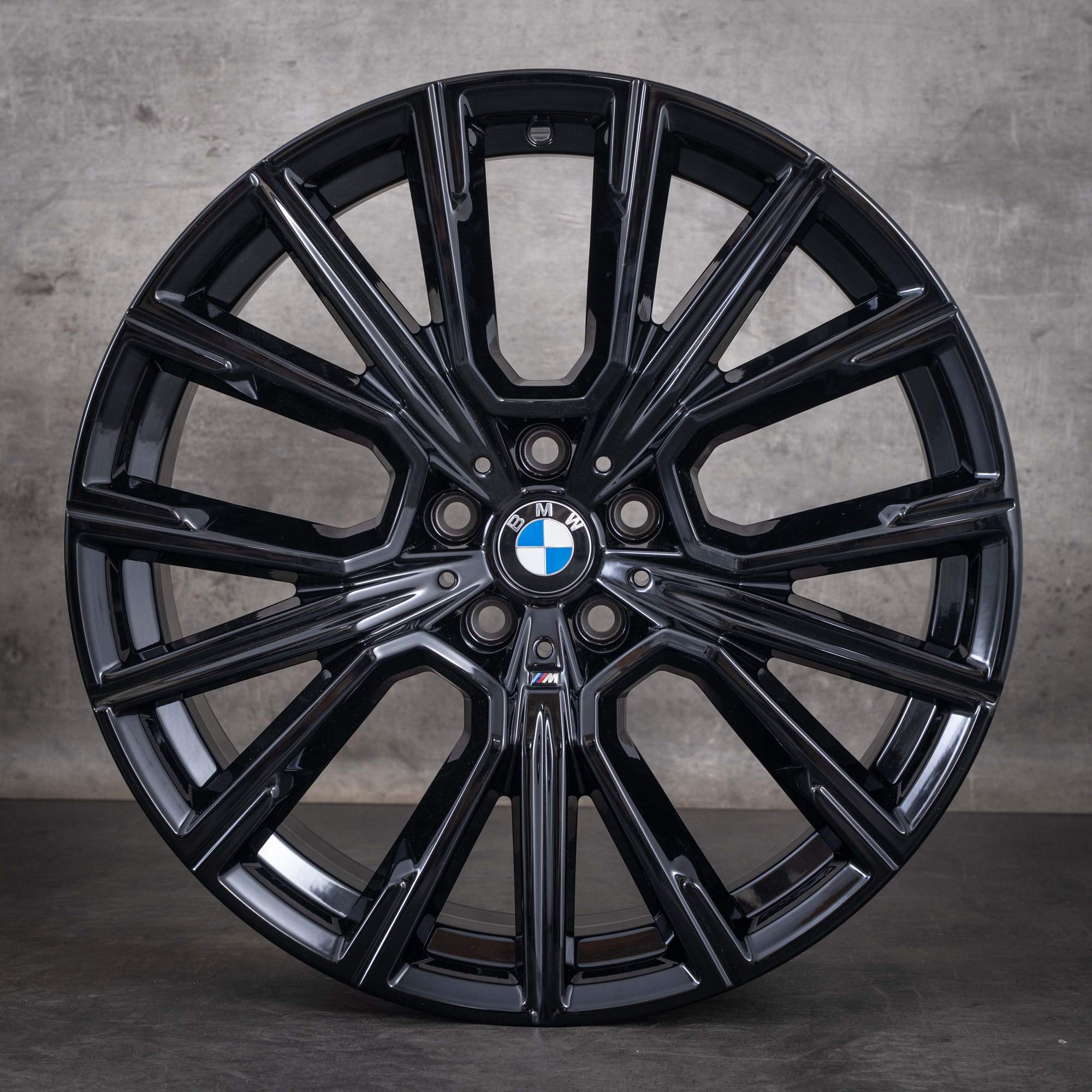 Jantes originais BMW Série 6 Série 7 de 20 polegadas G32 GT G11 G12 Gran Turismo 8745914 8745915 Styling 817 M jet black