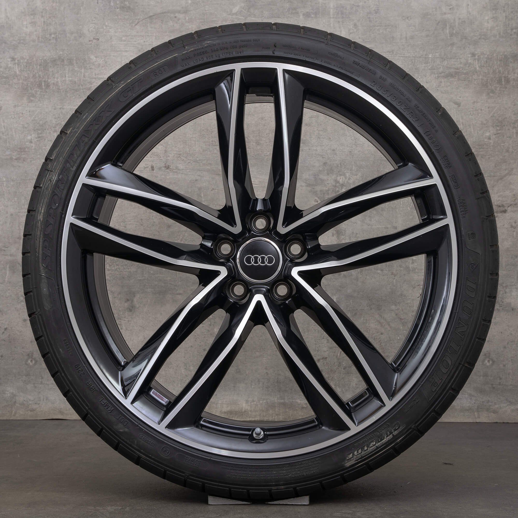 Audi RS6 4G C7 rodas de verão jantes 21 polegadas pneus 4G0601025CE preto
