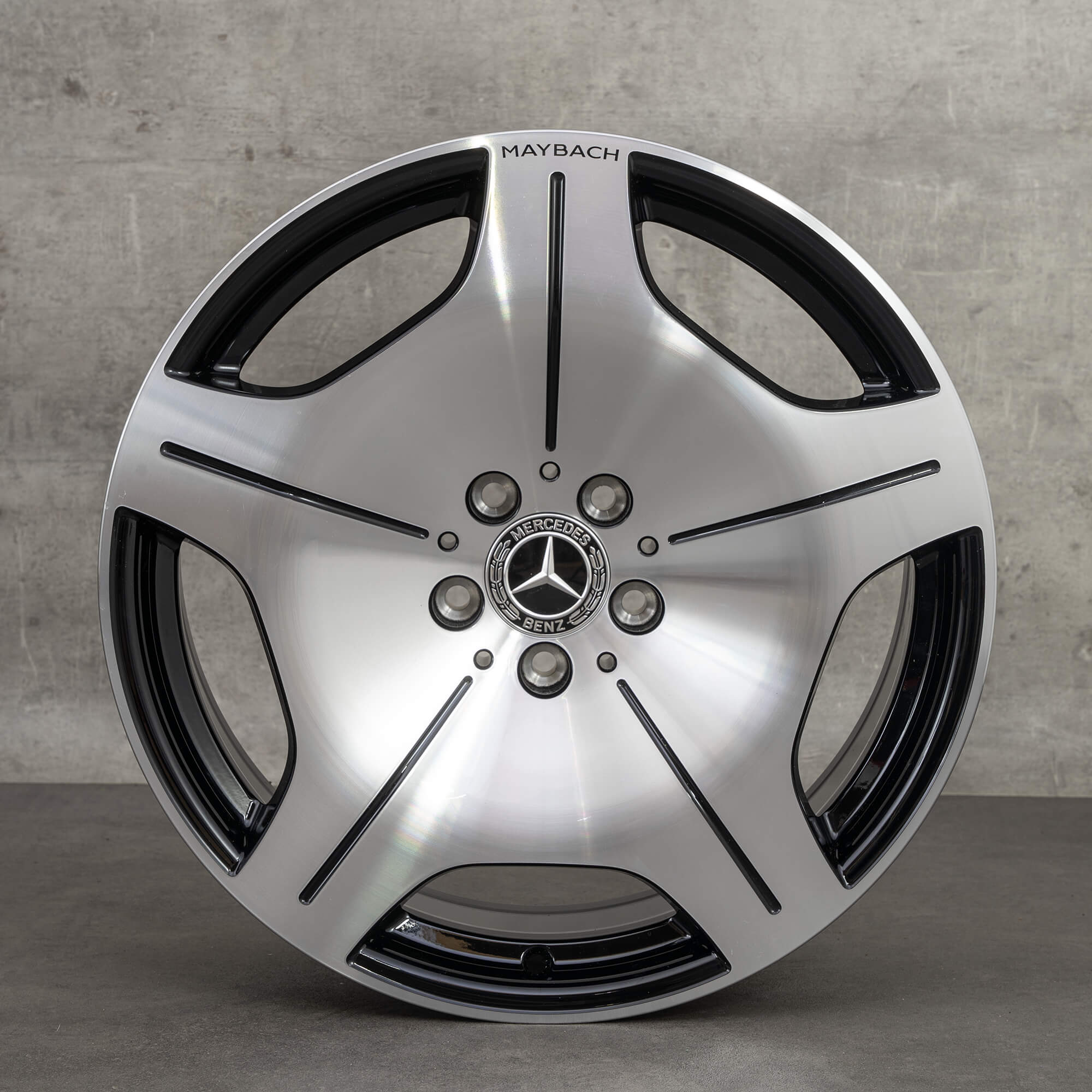 Oryginał Mercedes Maybach Klasa S felgi 19 cali Z223 W223 A2234016900 aluminiowe czarne polerowane NOWOŚĆ