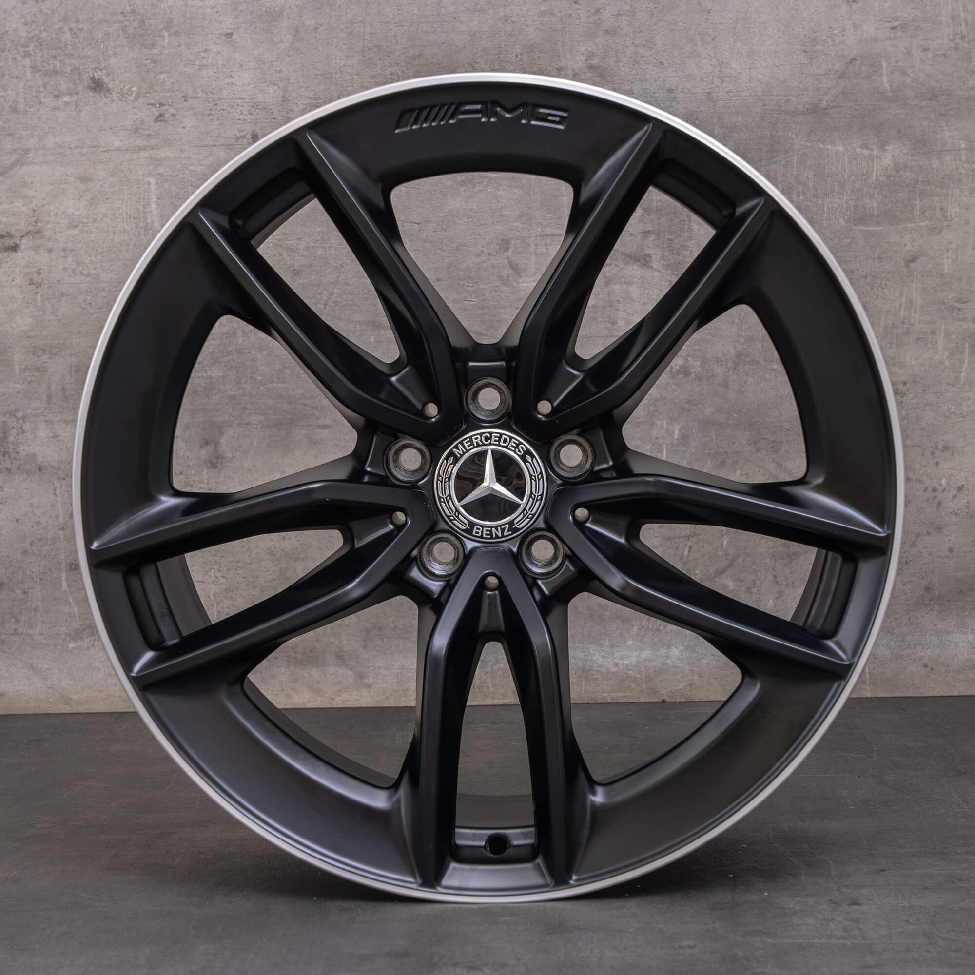 Original Mercedes Benz GT 43 53 63 & S 4Matic AMG Felgen 19 Zoll X290 4-Türer A2904010200 schwarz matt glanzgedreht