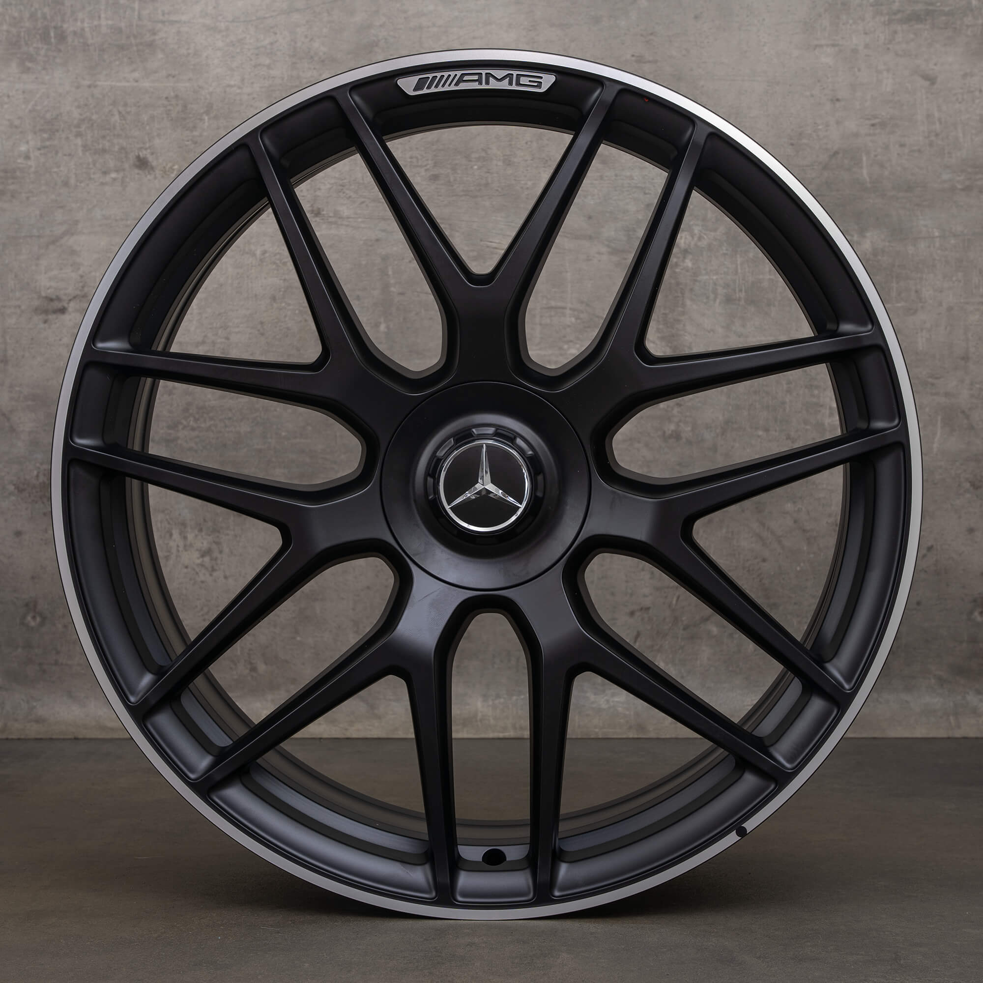 Originele Mercedes Benz GLE 53 63 AMG velgen 22 inch X167 C167 Hybrid A1674015601 A1674015701 aluminium zwarte velg glanzend gedraaid NIEUW