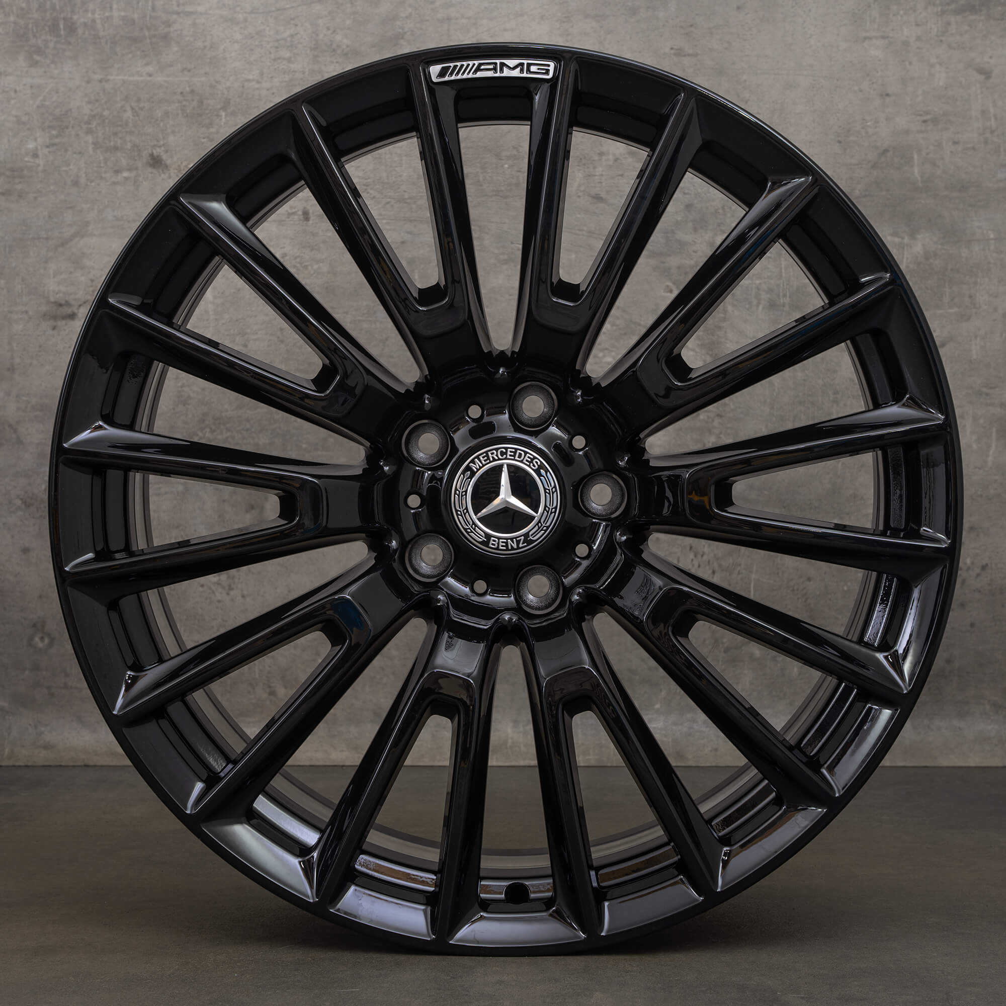 Original AMG Mercedes G Klasse W465 22 Zoll Felgen A4654011000 schwarz