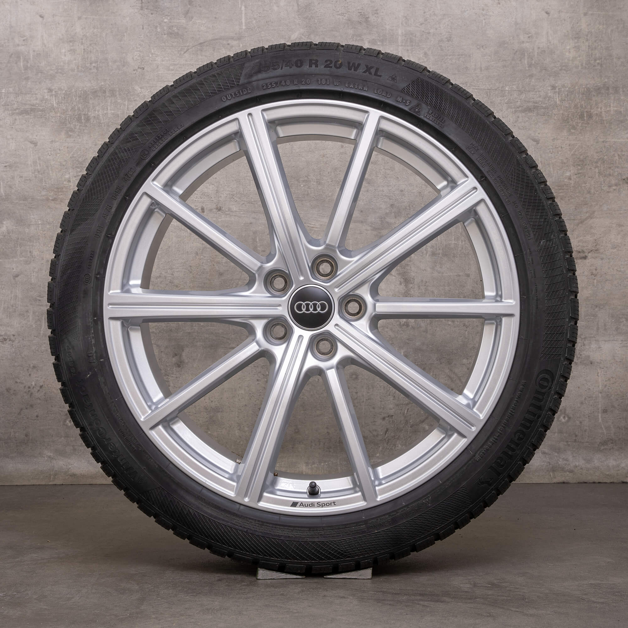 Originele Audi RS Q3 winterwielen 20 inch F3 Sportback velgen 83A601025S zilver