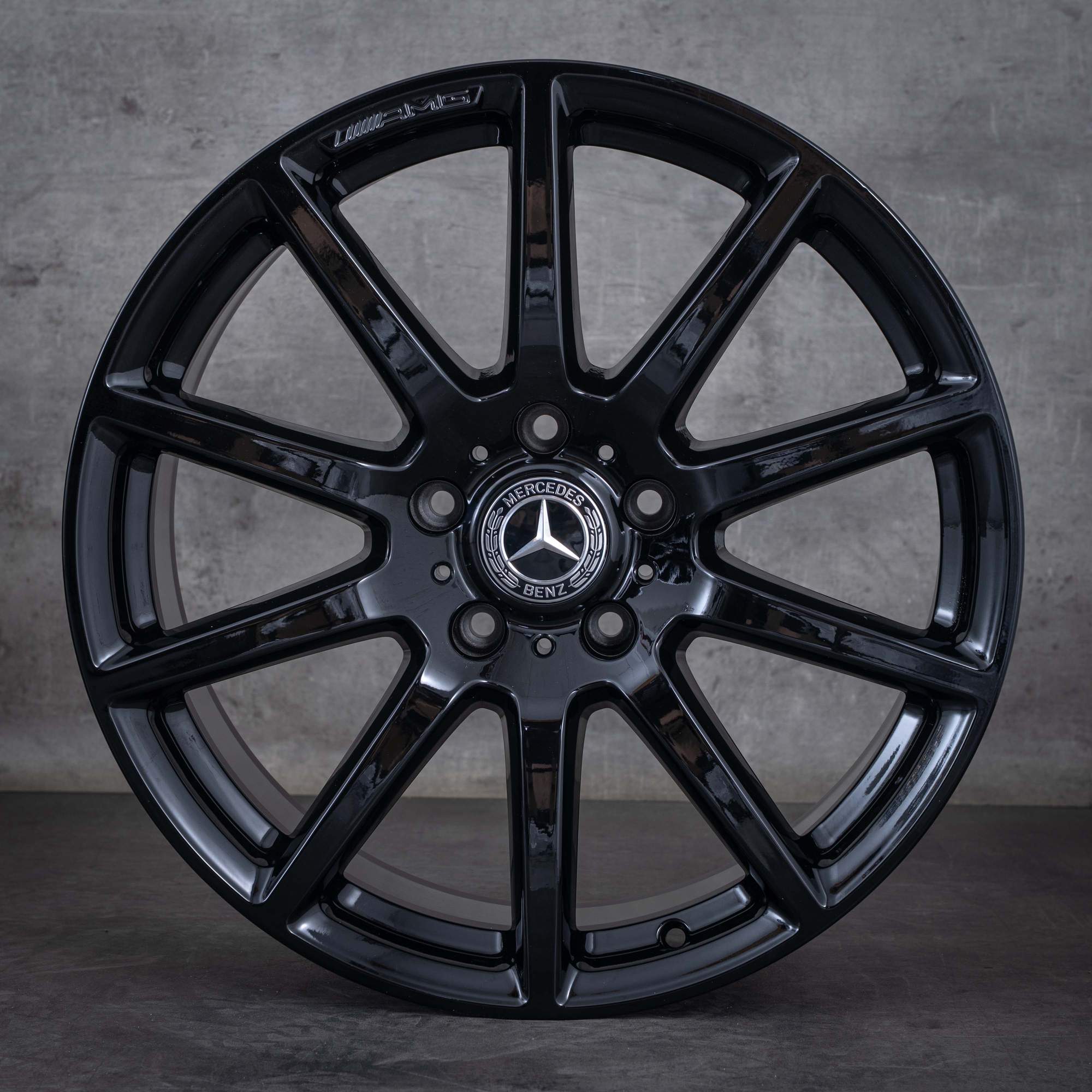 Alkuperäiset Mercedes Benz G-sarjan G63 AMG-vanteet 20 tuuman W463A W465 A4634011800 musta kiiltävä