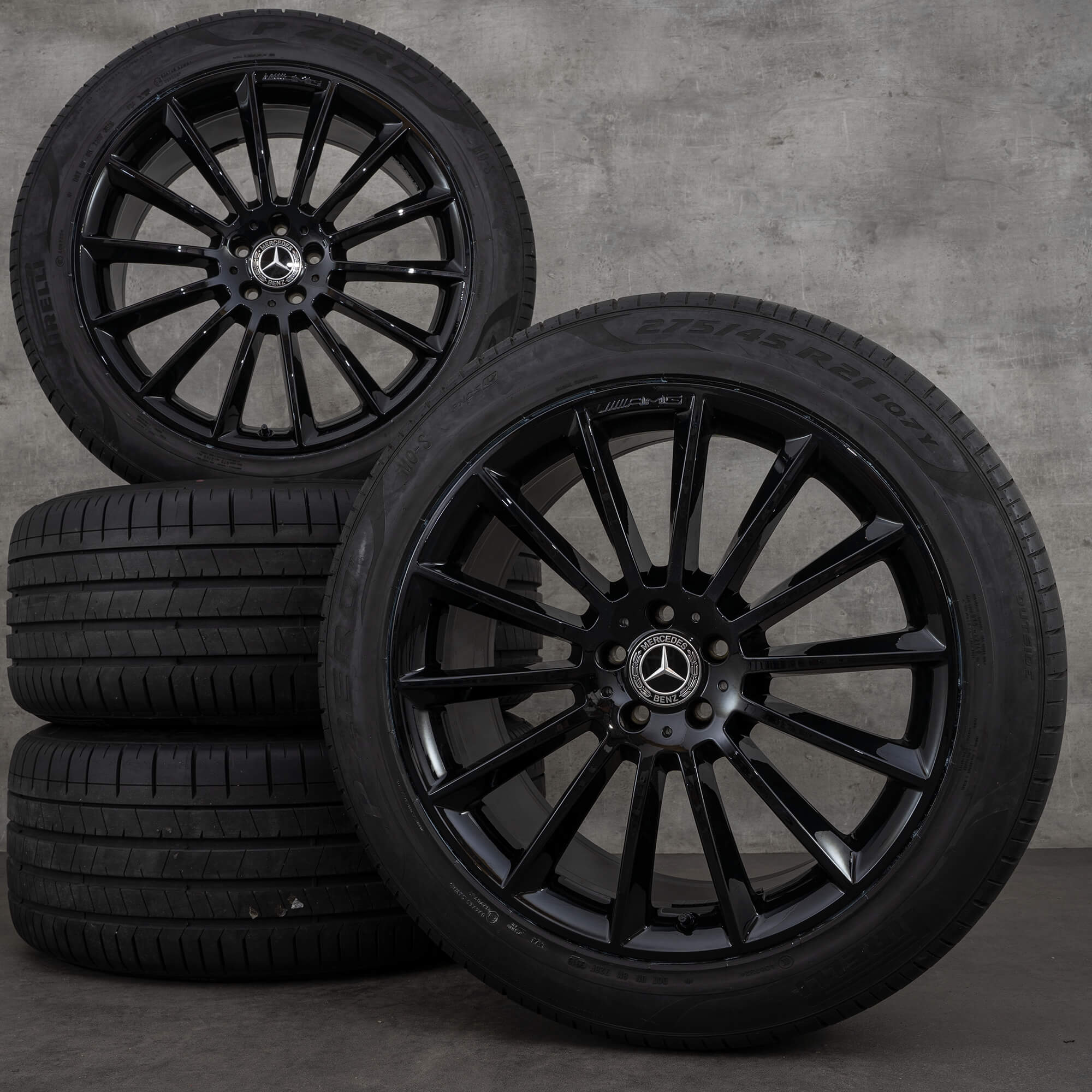 Mercedes Benz 21 inch AMG rims GLE W167 V167 summer wheels tires