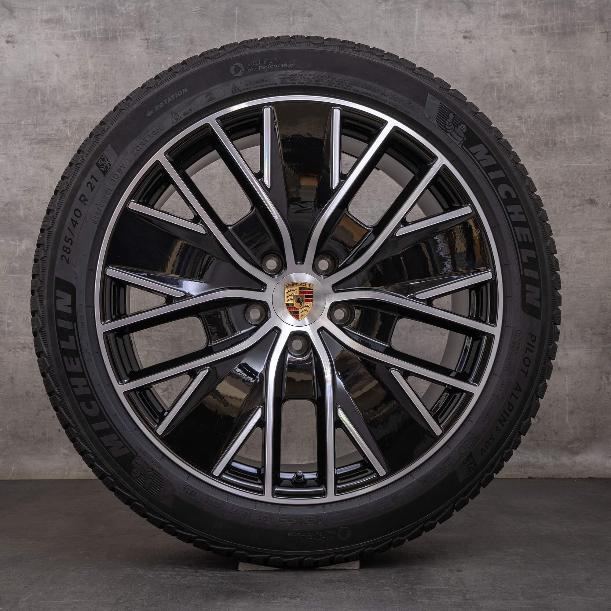 OEM Porsche Macan Electric snow tire packages 21 inch rims