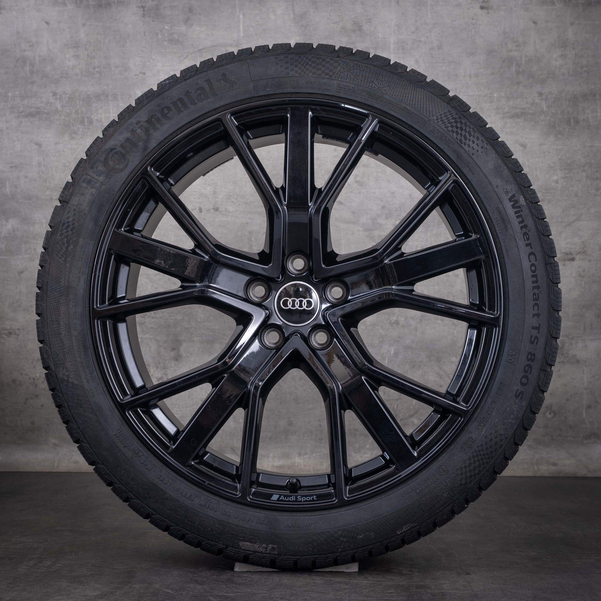 Original Audi Q3 RSQ3 Winterräder 20 Zoll F3 Felgen 83A601025T schwarz glanz