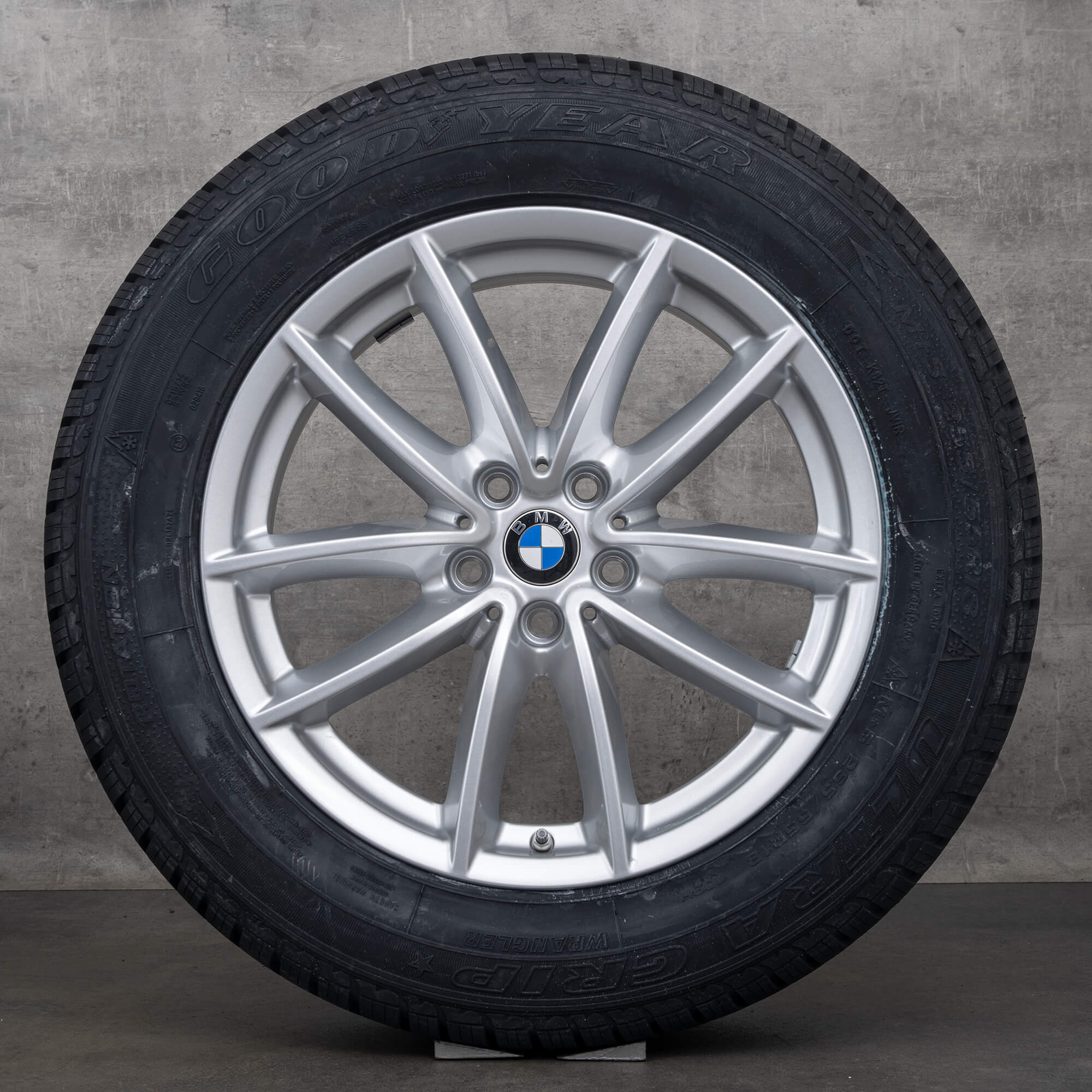 Originali BMW X5 X6 cerchi invernali 18 pollici G05 G06 auto styling 618 V-spoke 6880684 argento NUOVO