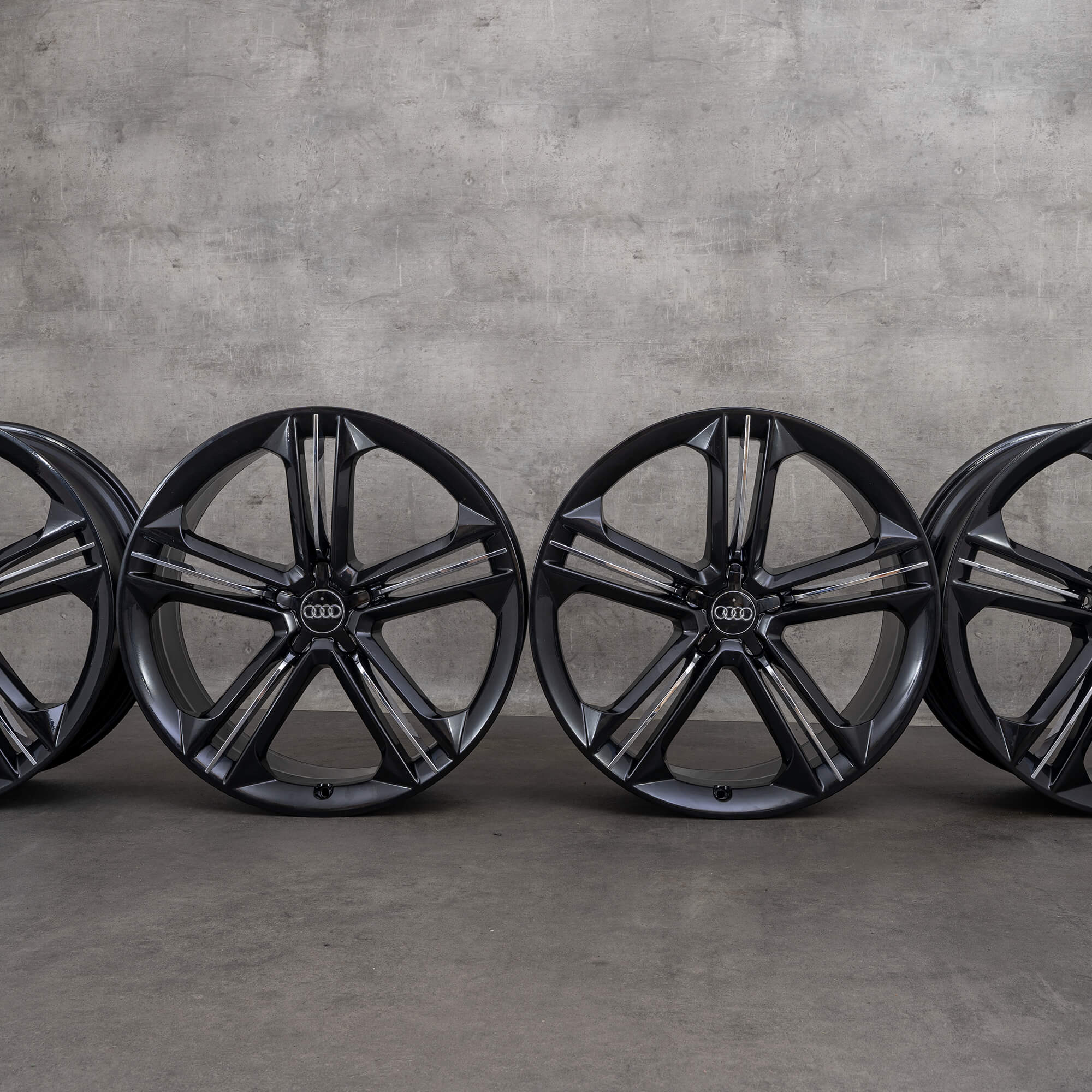 Audi A8 S8 4H 21 inch rims Sline Triple Trias aluminum 9 x ET35 4H0601025P