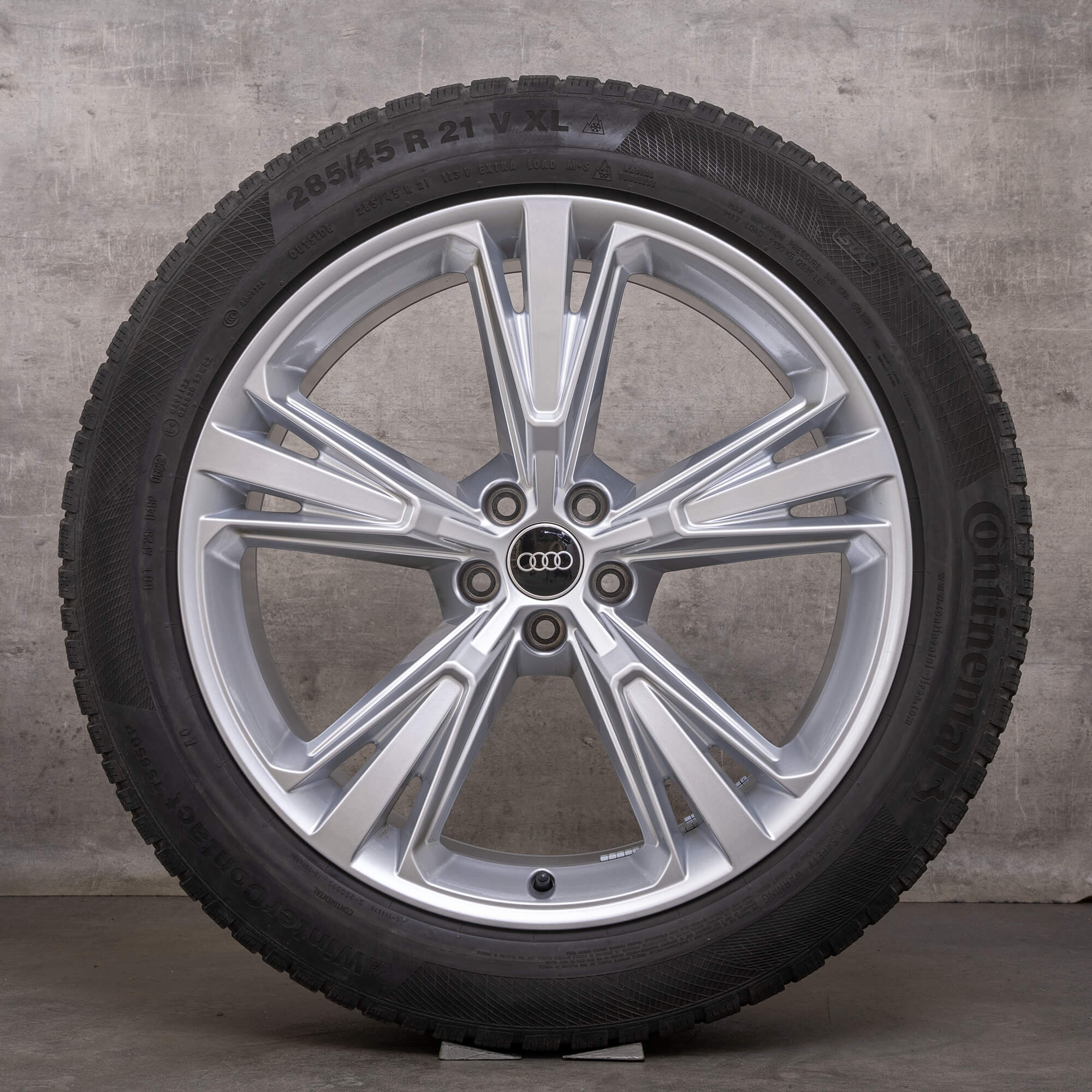 Original Audi Q8 SQ8 Winterräder 21 Zoll 4M Felgen 4M8601025H silber