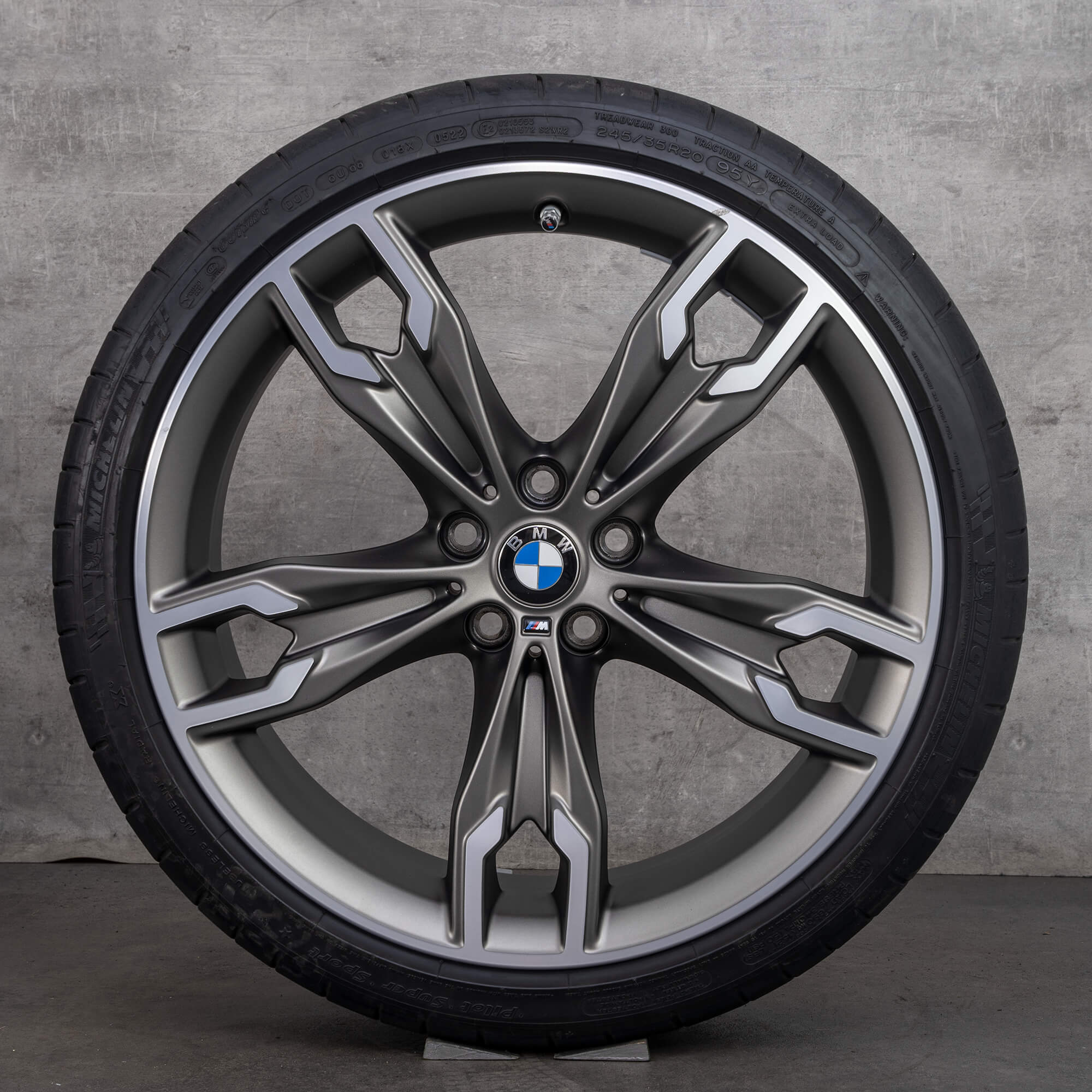 BMW 5er G30 G31 668 M Sommerreifen 20 Zoll Sommerräder Felgen 7855087 75855088