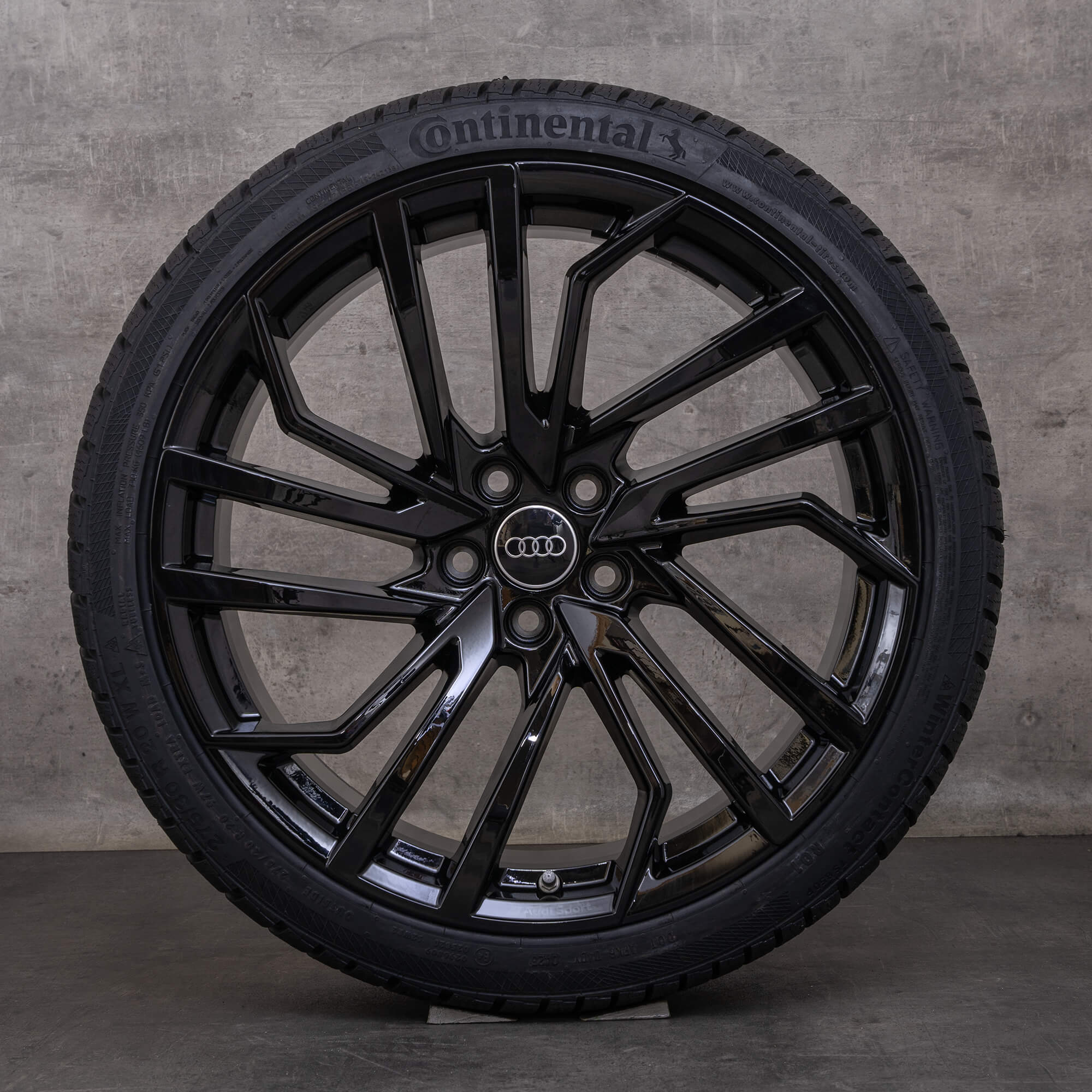 Originais Audi RS4 RS5 jantes inverno 20 polegadas B9 8W F5 8W0601025FT preto brilhante