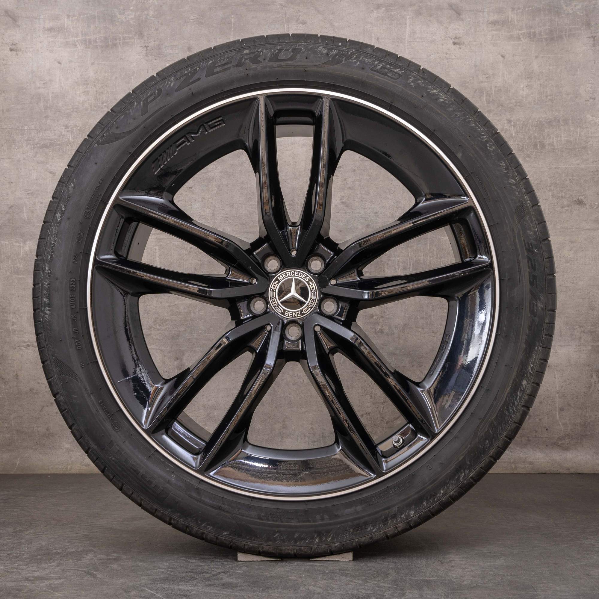 Oryginał Mercedes Benz GLE AMG felgi 22 cale V167 C167 koła letnie A1674013600 A1674013700 czarne polerowane
