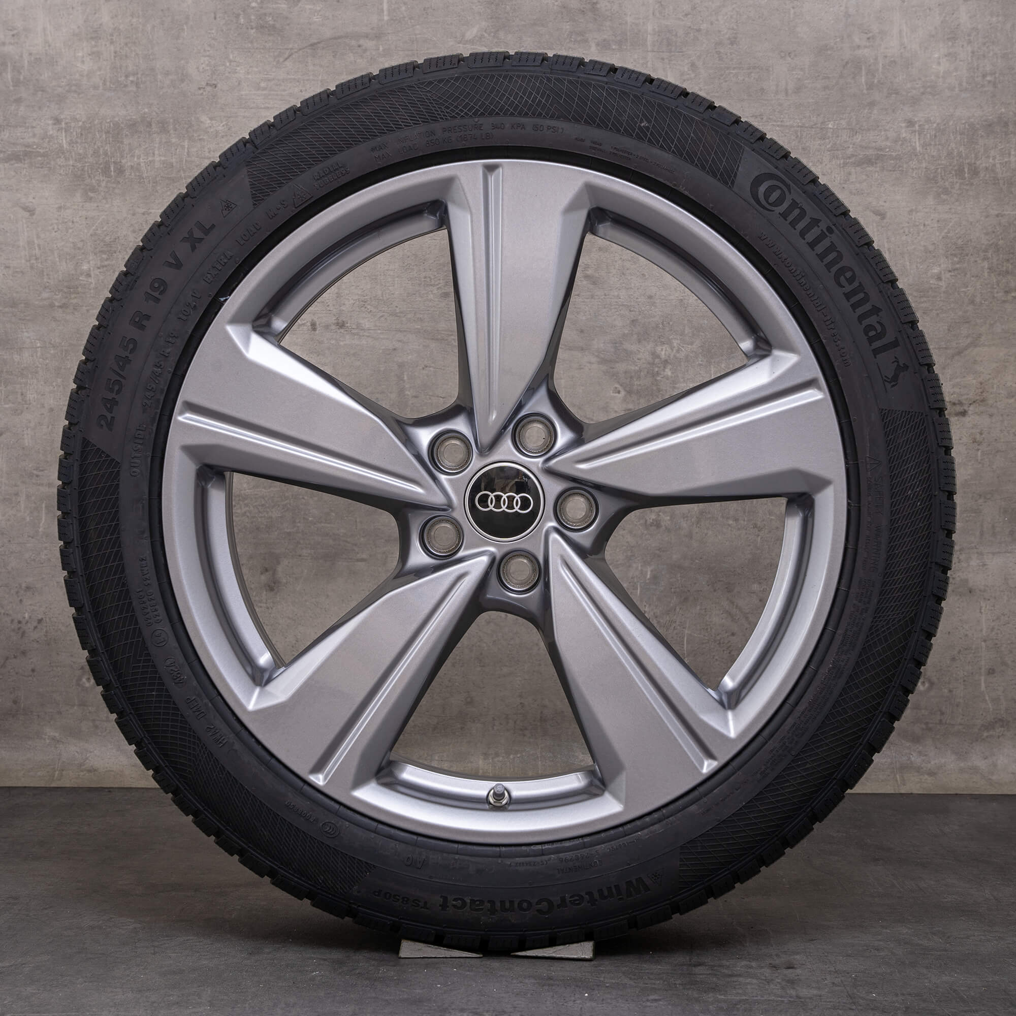 OEM Audi A6 winter wheels 19 inch 4P C9 rims 4P0601025G platinum OEM Audi A6 winter wheels 19 inch 4P C9 rims 4P0601025G platinum
