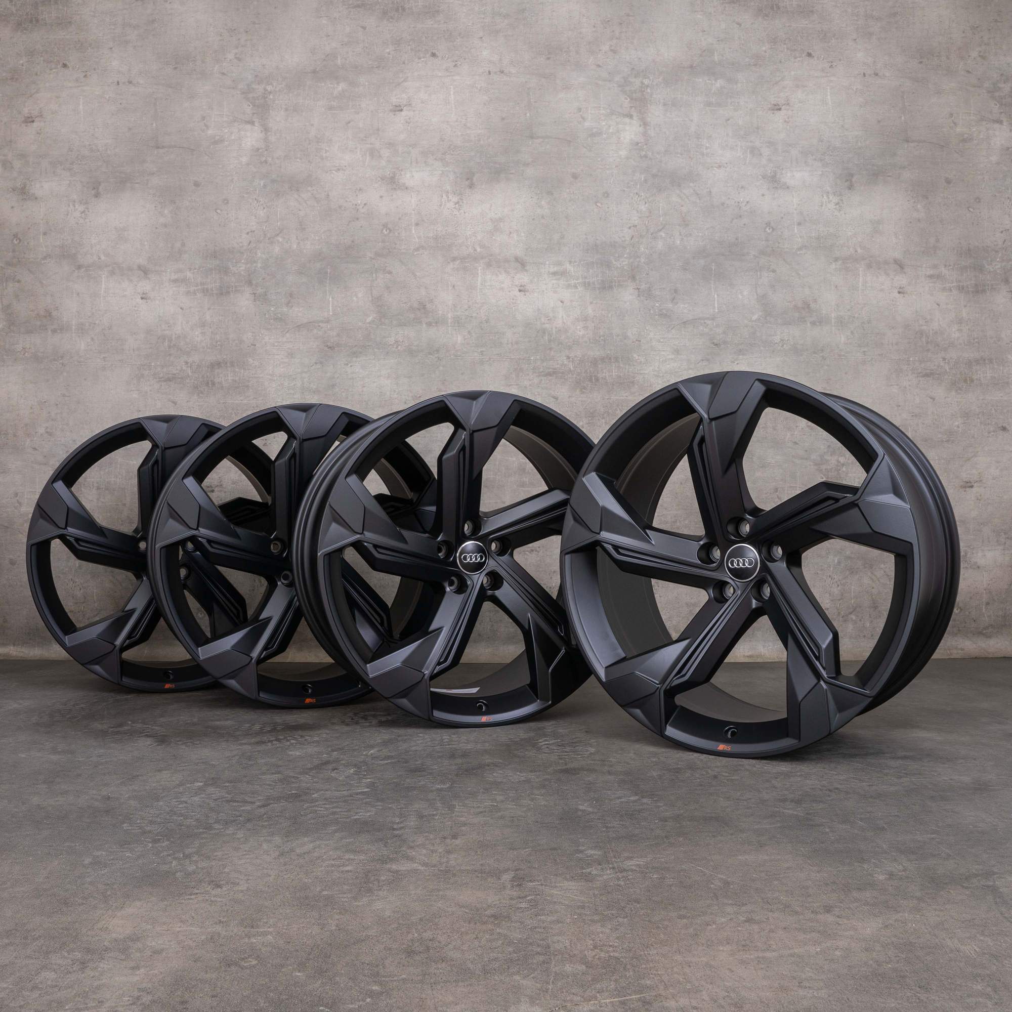 Oem Racket Rims OEM Audi e-tron 4KE rims 22 inch GE 4KE601025D black matt alloy