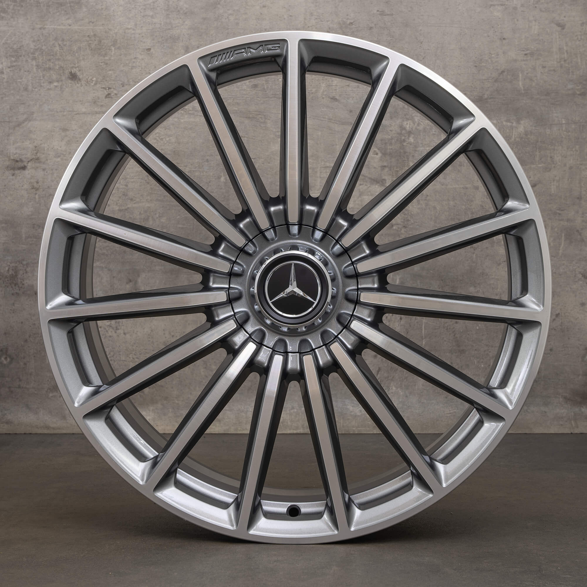 Oryginalne felgi Mercedes Benz GLA GLB 35 45 AMG 21 cali X247 H247 A2474012200 szary himalaya polerowane NOWOŚĆ