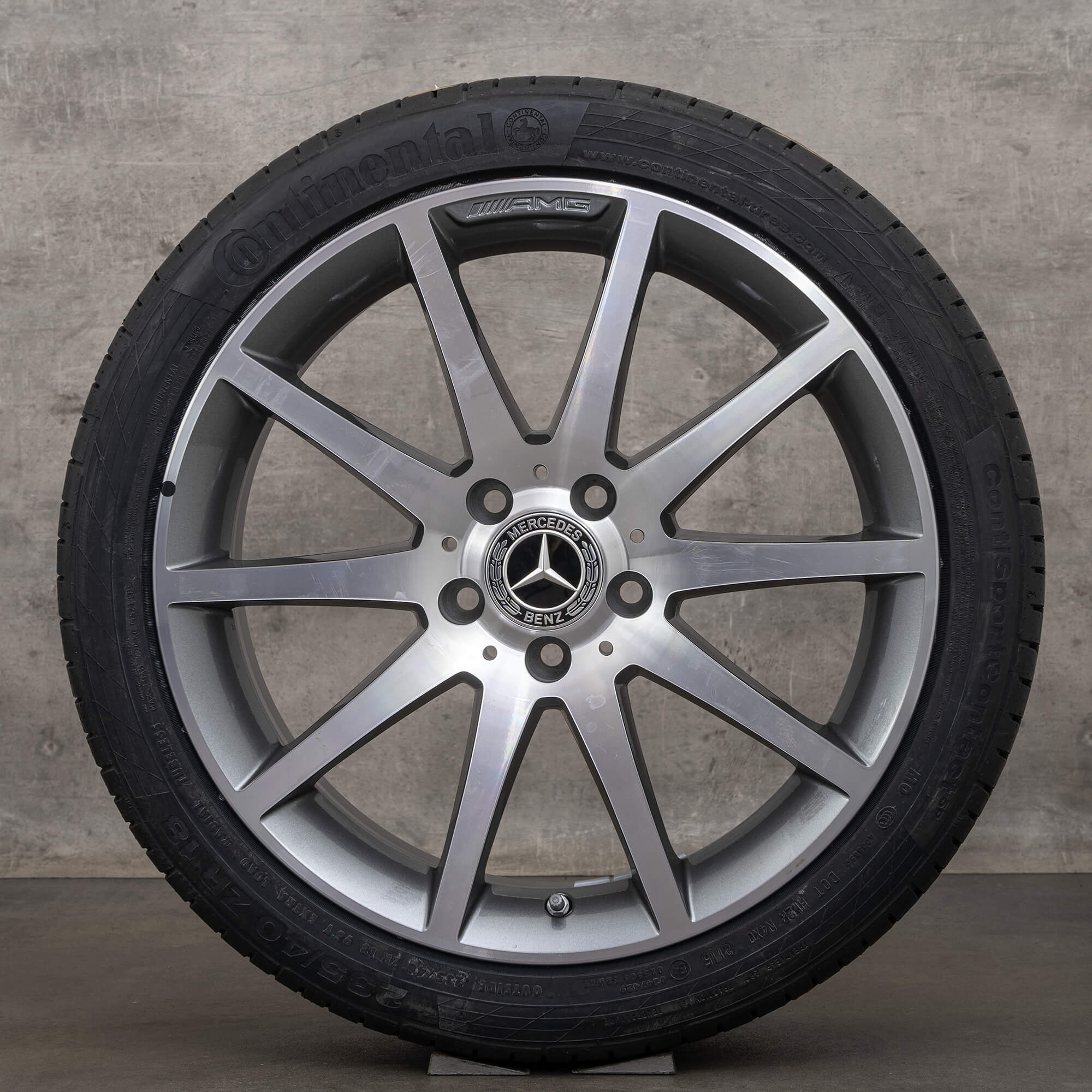 Jantes Mercedes Benz SLK 55 SLC 43 AMG originais de 18 polegadas