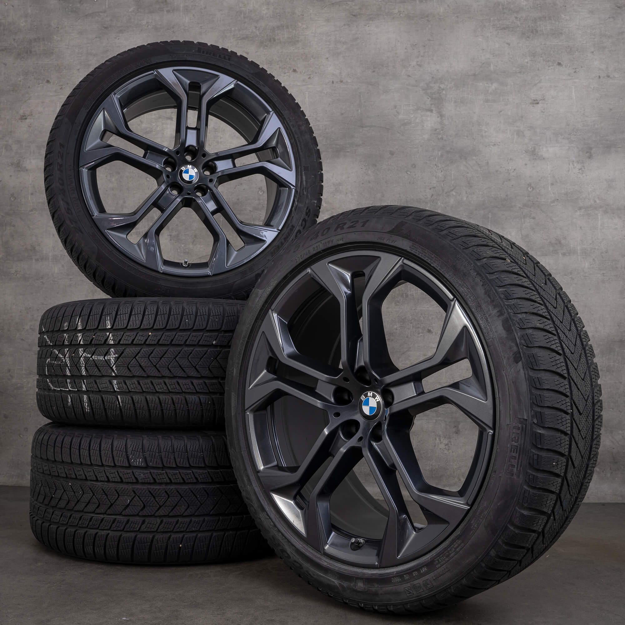 BMW 21 inch rims X5 G05 X6 G06 winter tires wheels Styling 744