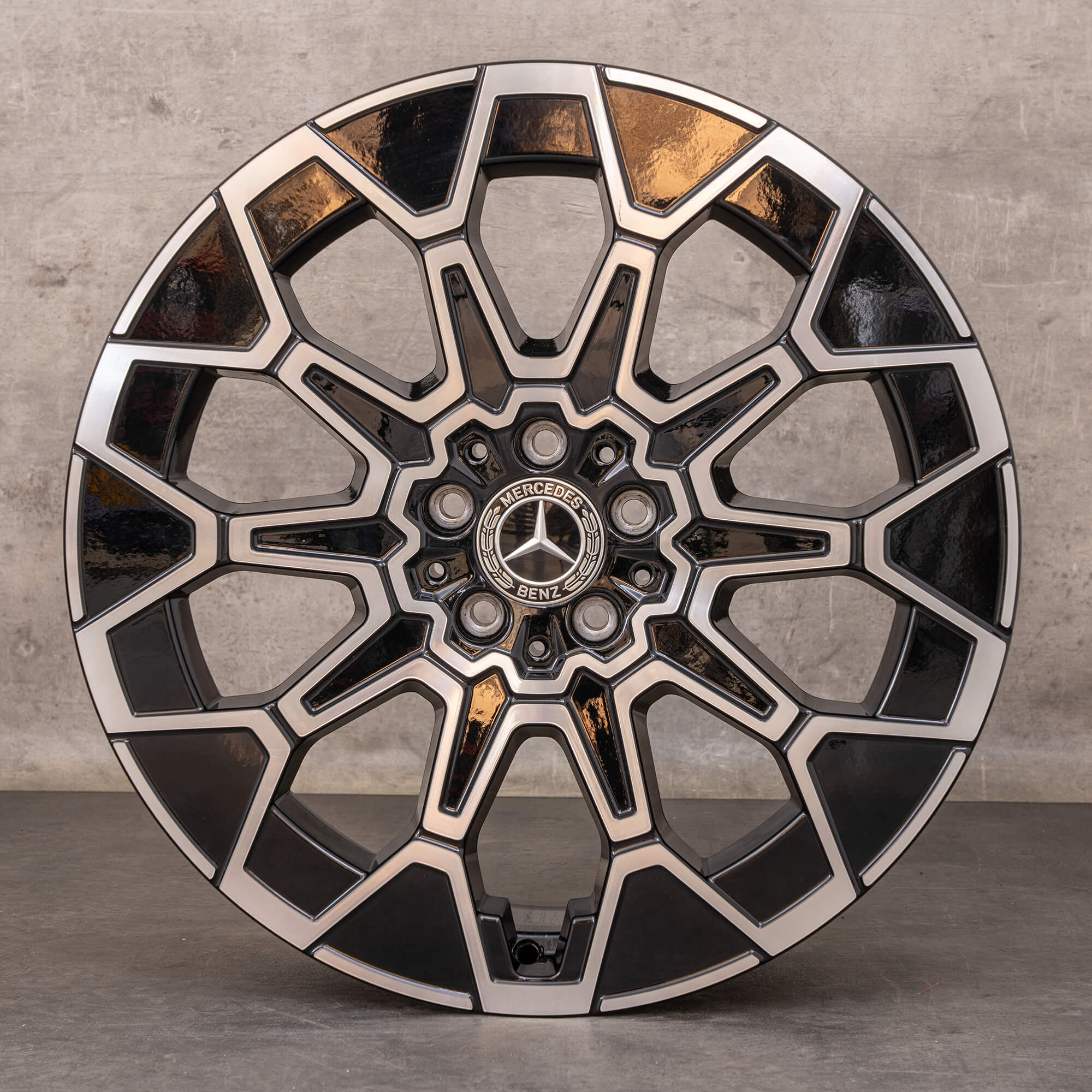 Alkuperäiset Mercedes Benz GLB EQ vanteet 20 tuuman X244 A2444010400 A2444010500 Aerodynamics musta kiillotettu sorvattu