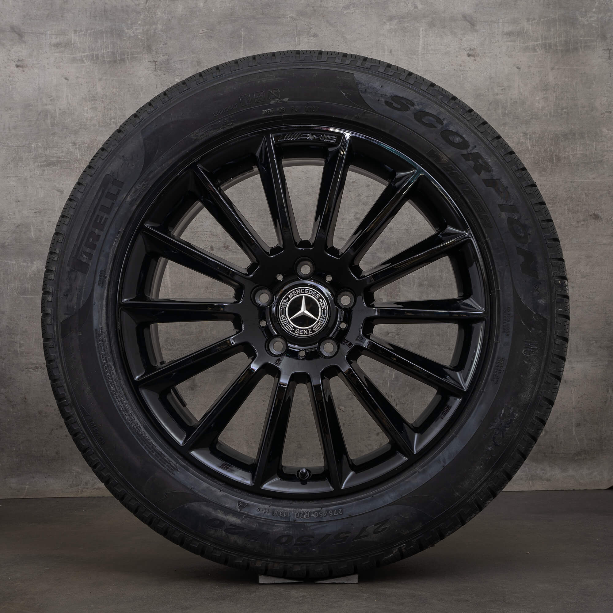 Originele Mercedes Benz G-Klasse AMG winter velgen 20 inch W463 G350d G400d G500 A4634011700 zwart hoogglans NIEUW