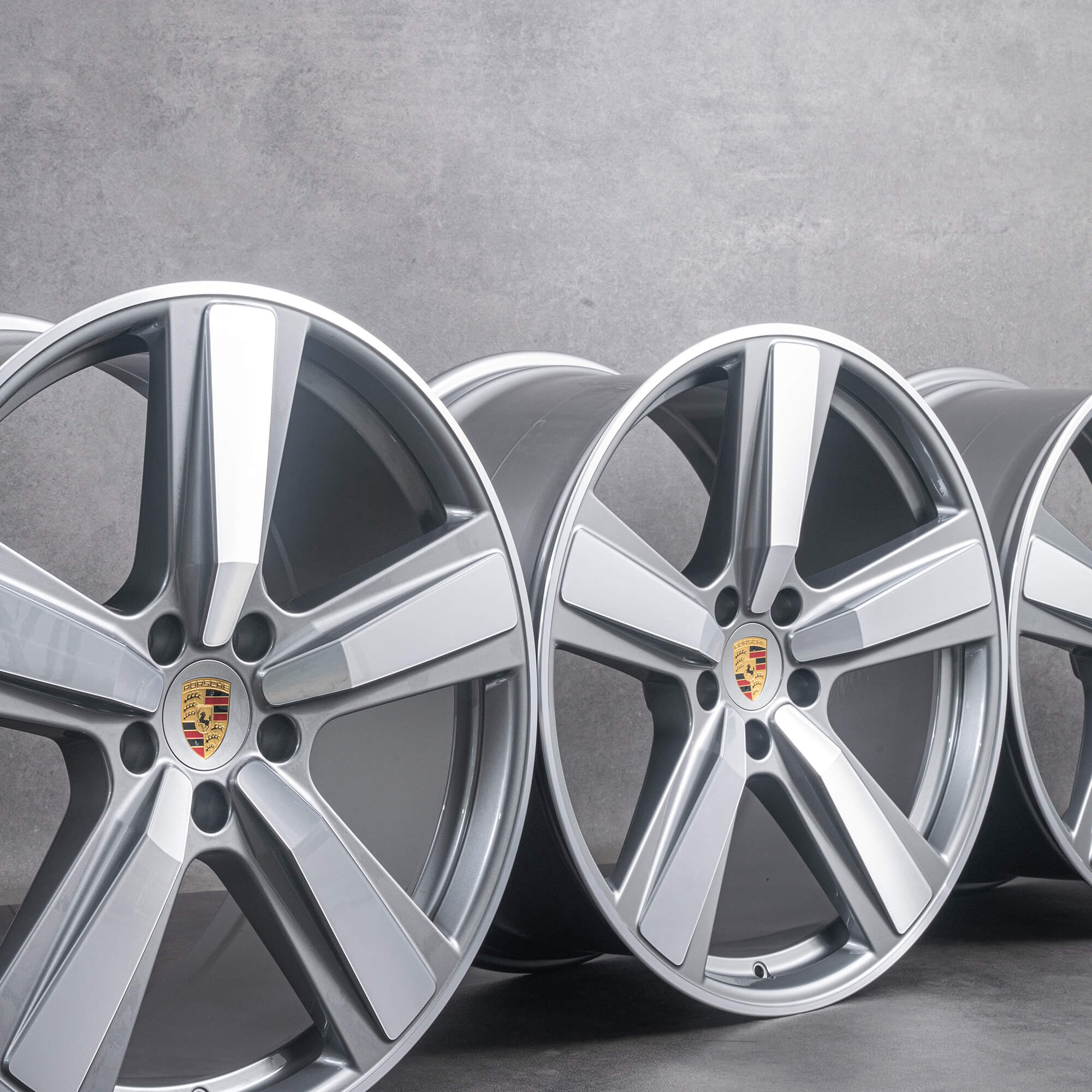 Jantes originales Porsche Cayenne 22 pouces 9YA II 9Y0601025CP 9Y3601025BK OU7 NEUF