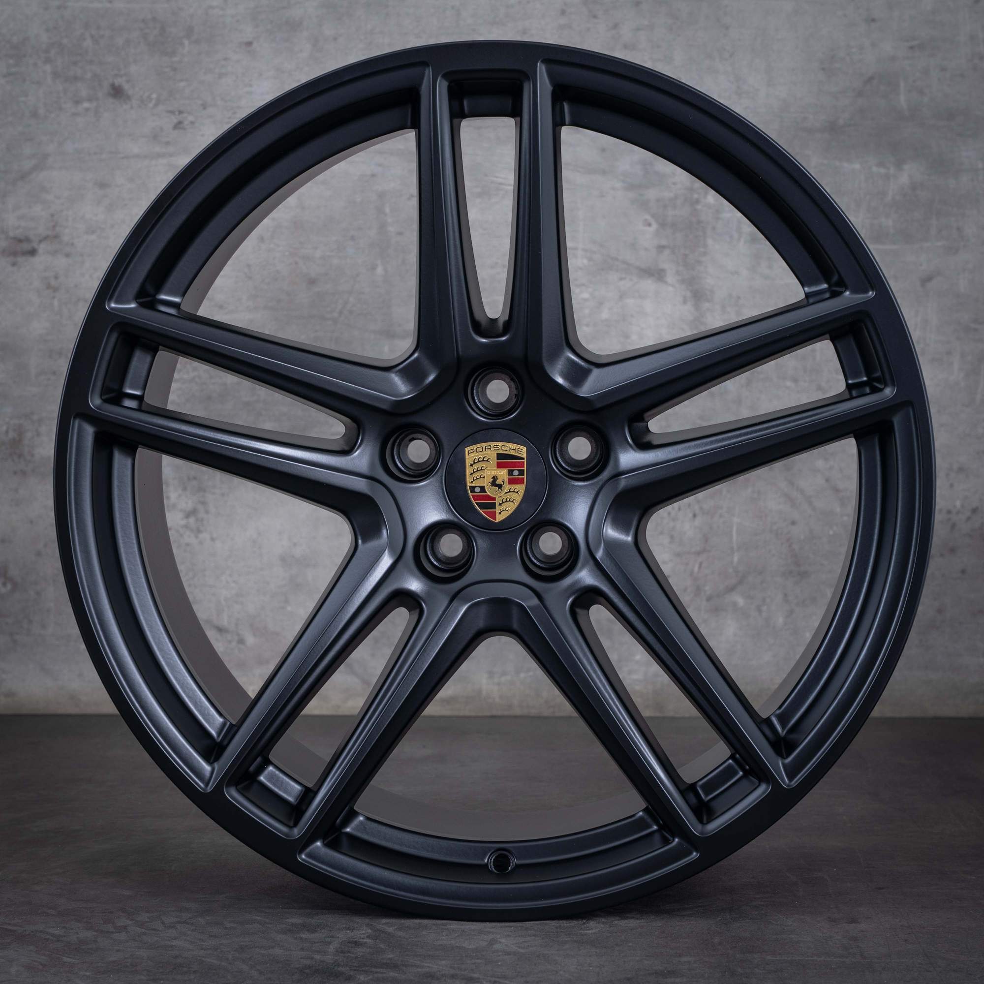 Originale Porsche Macan fælge 20 tommer II & III 95B601025DG 95B601025DH sort mat