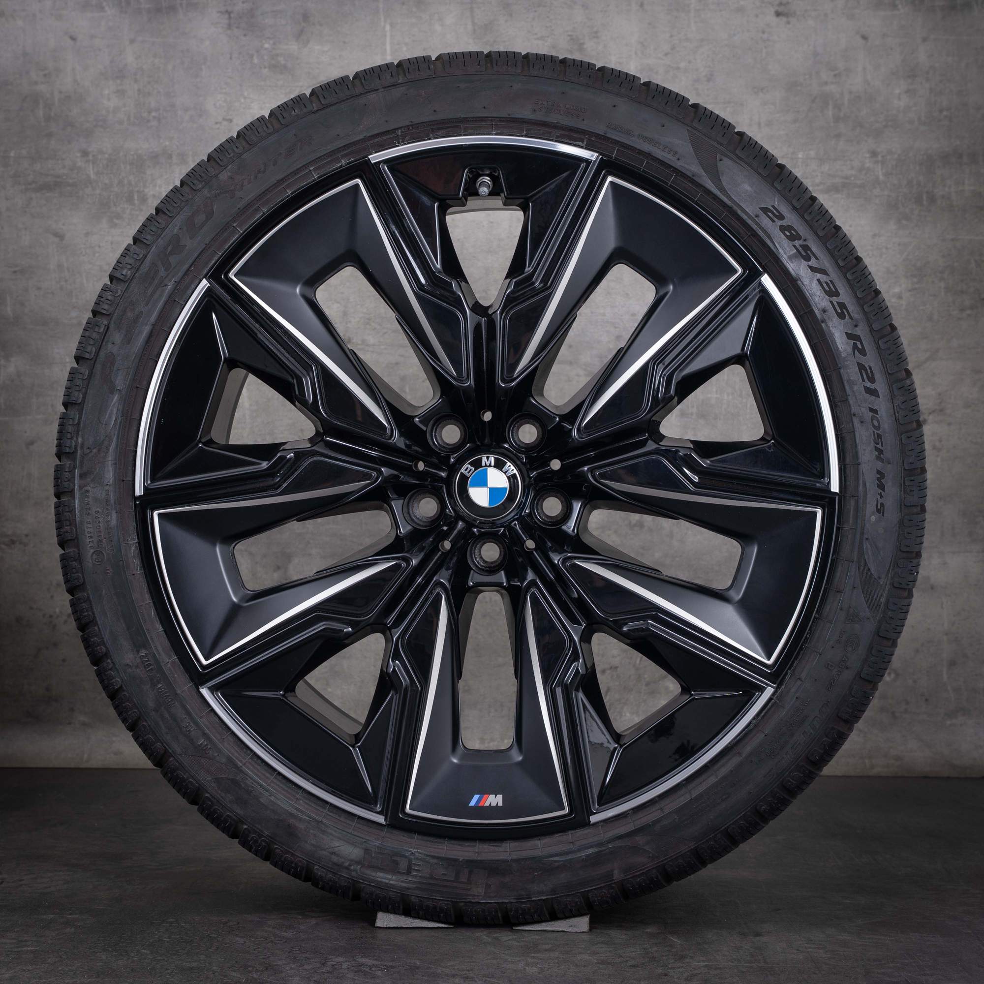 Alkuperäiset BMW 7-sarjan i7 X3 -vanteet 21 tuumaa G70 G45 kesäpyörät Styling 909 M 5A19DF4 5A19DF5 kiillotettu musta