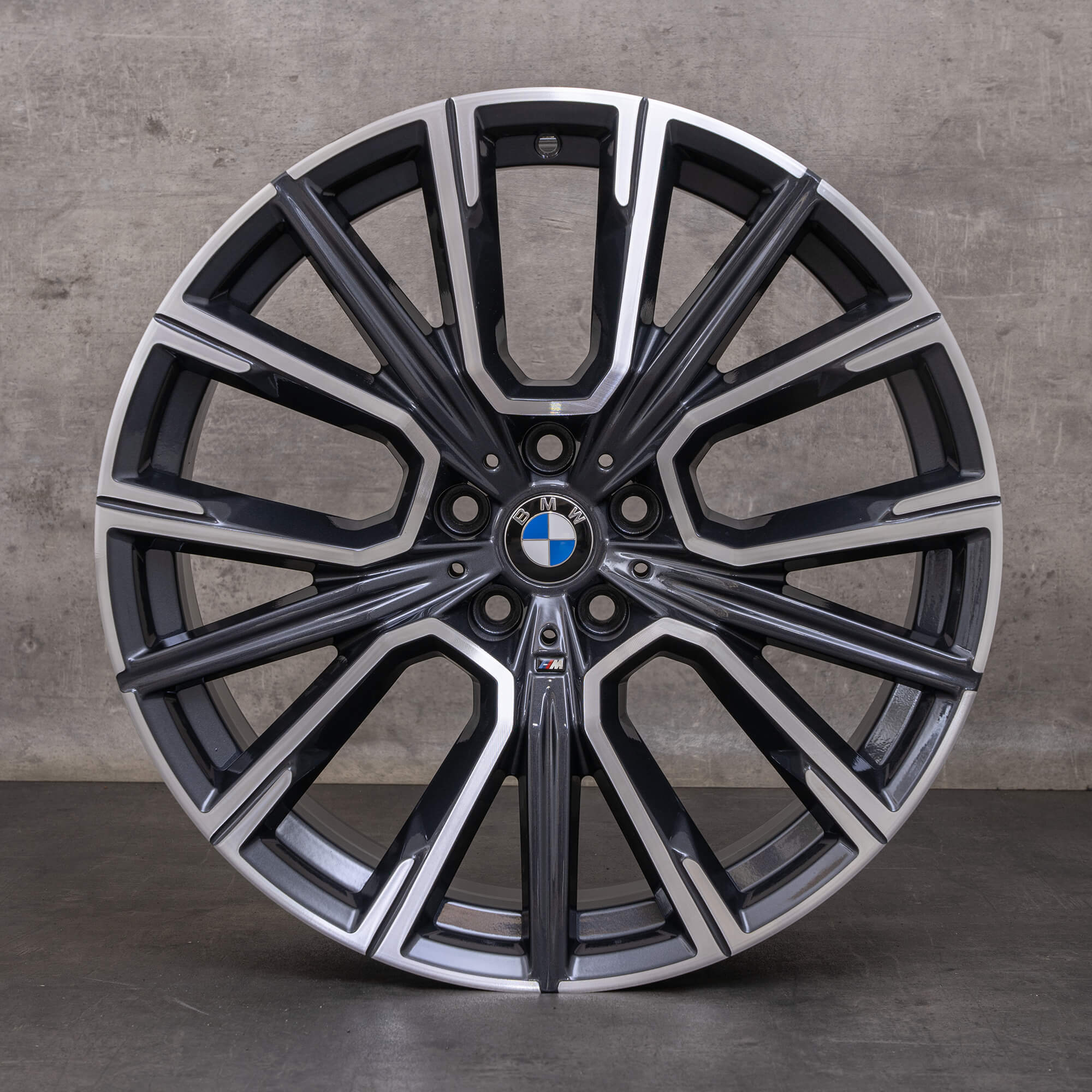 OEM BMW 6 Series 7 Rims 20 inch G32 G11 G12 Styling 817 M 8090096 8090097 orbit gray glossy turned