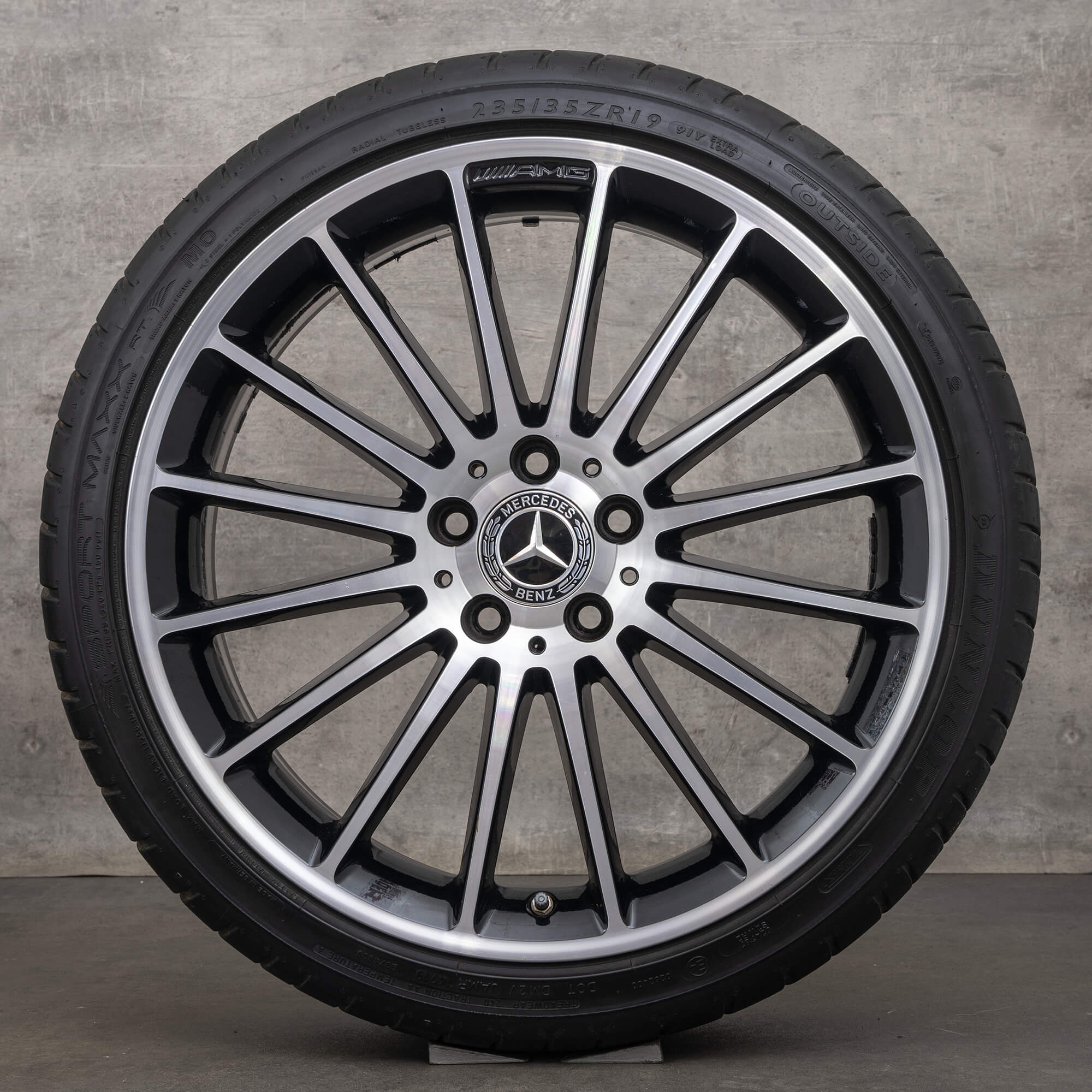 AMG Mercedes Benz A45 CLA45 W176 W117 summer wheels 19 inch rims tires