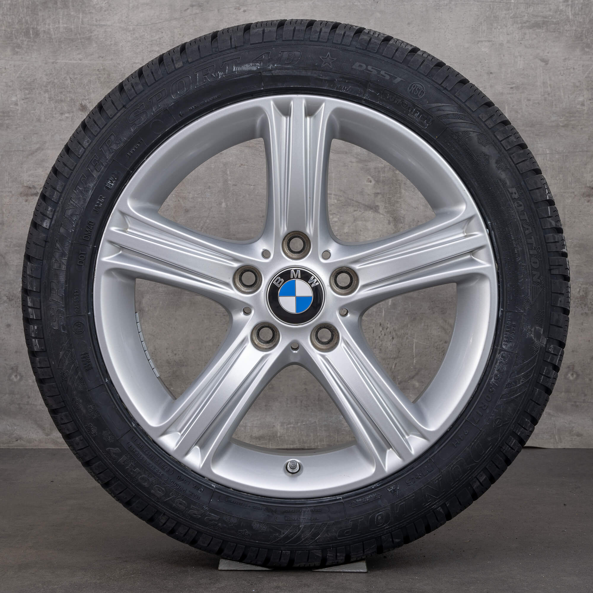 Jante BMW 17 inch seria 3 F30 F31 4 F32 F33 anvelope iarna roti stil 393