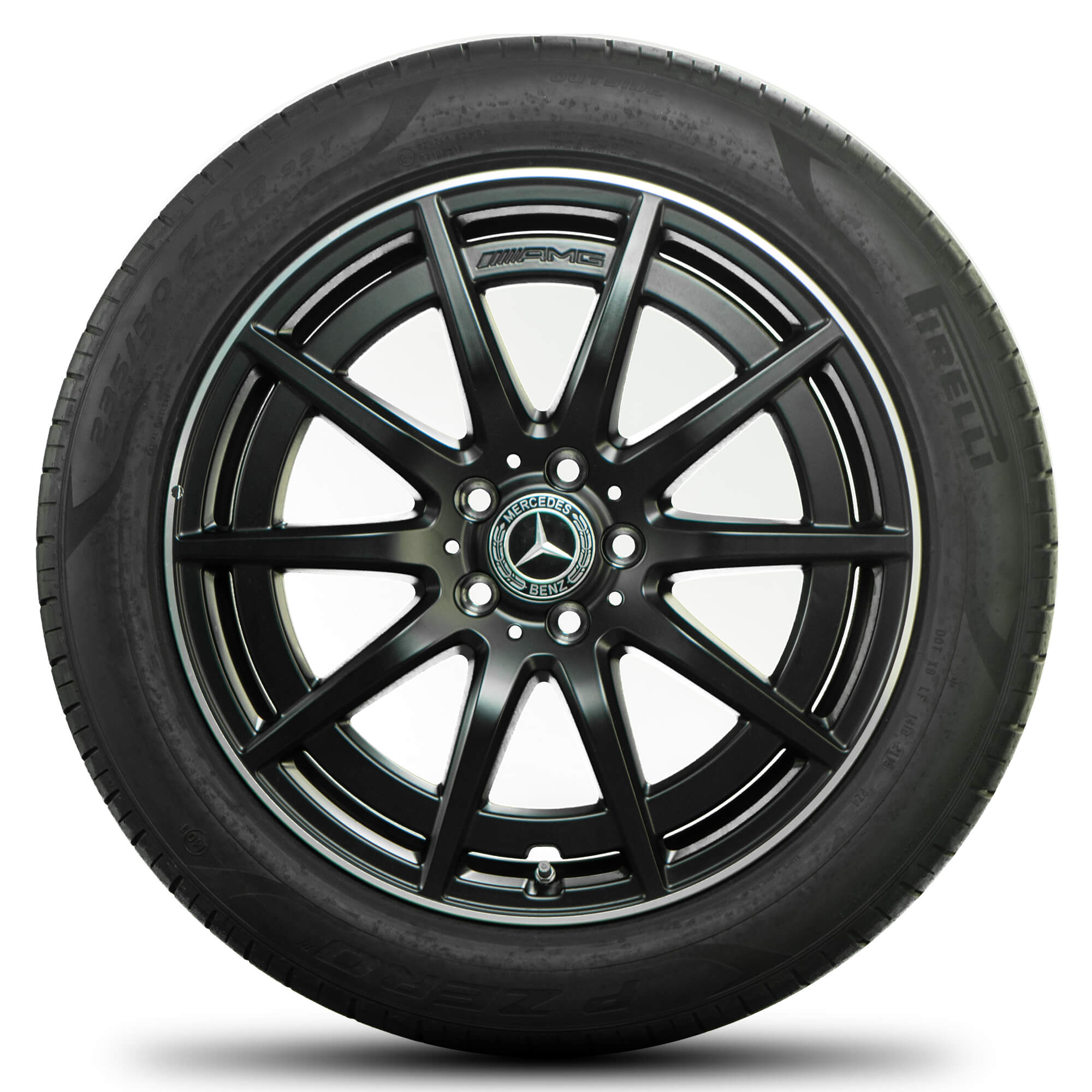 Mercedes 19 inch velgen GLA GLB 35 45 AMG H247 X247 zomerbanden zomervelgen